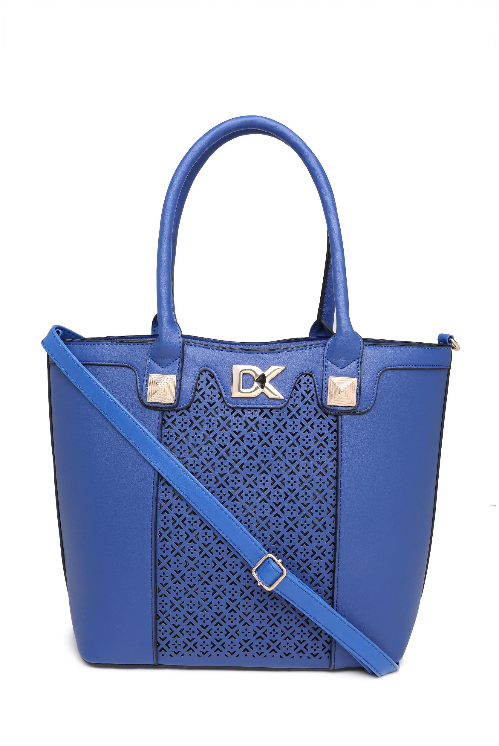 

Diana Korr Blue PU Handheld Bag - DK303HBLU