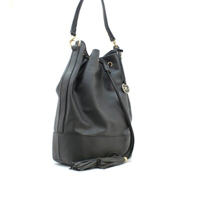 

Diana Korr Black PU Handheld Bag