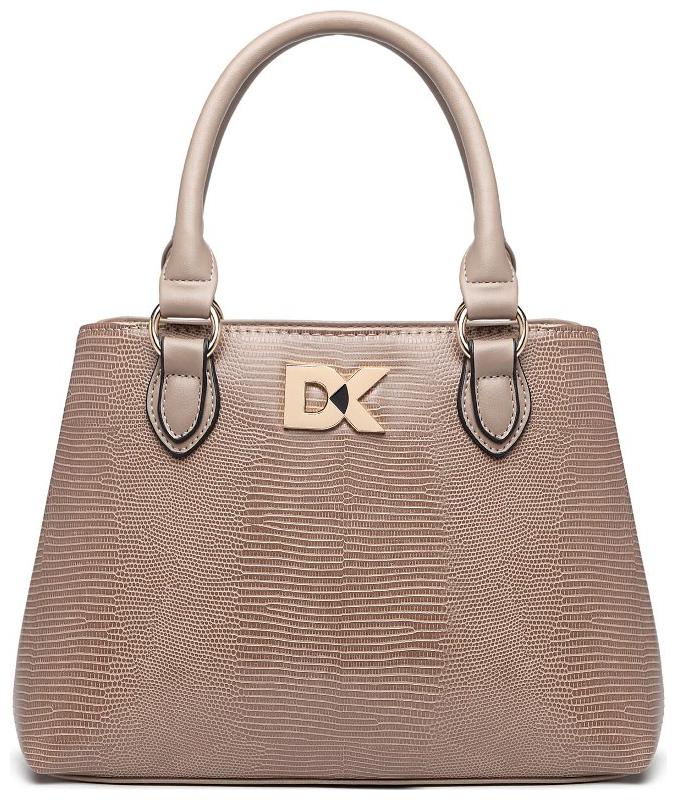 

Diana Korr Grey Faux Leather Handheld Bag