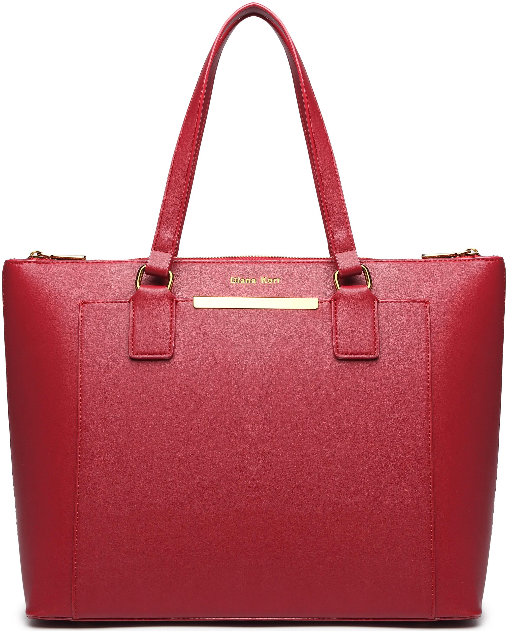 

Diana Korr Maroon PU Shoulder Bag