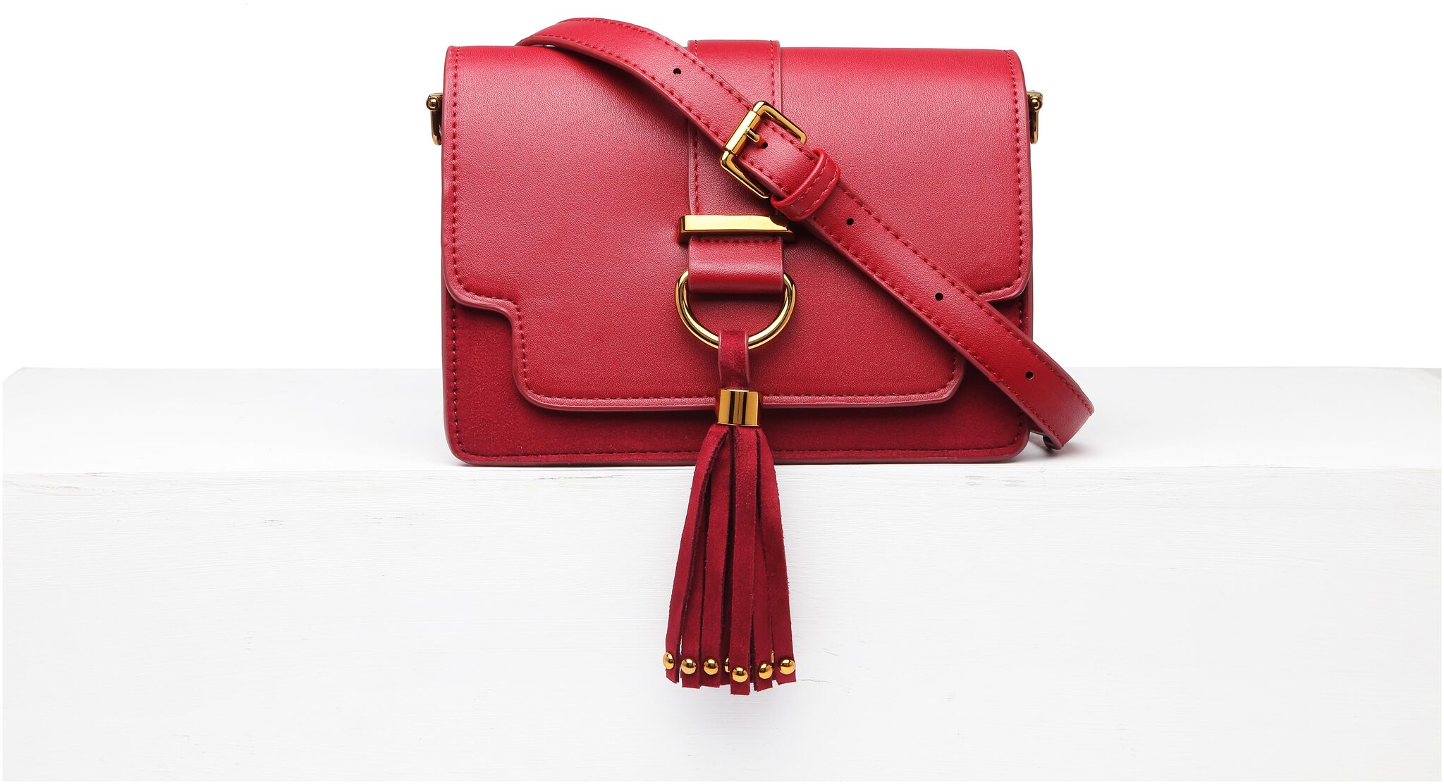 

Diana Korr Maroon PU Solid Sling Bag