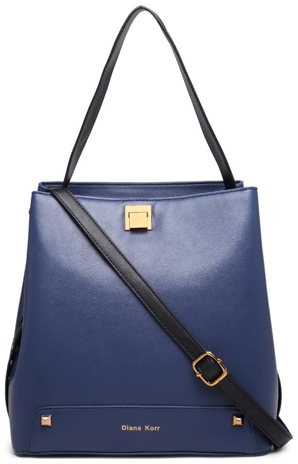 

Diana Korr Blue PU Handheld Bag