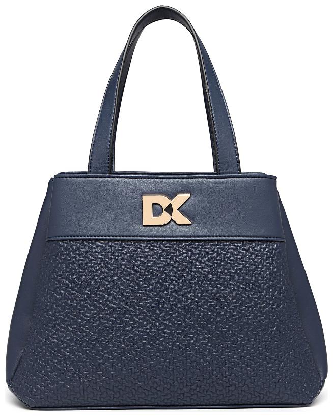 

Diana Korr Blue Faux Leather Handheld Bag