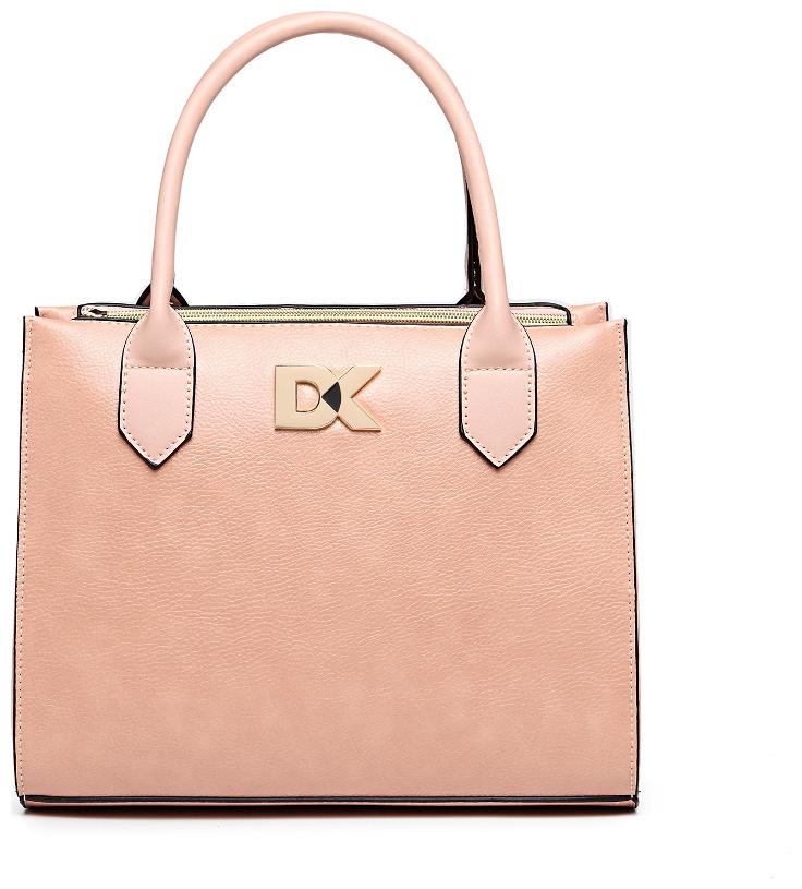 

Diana Korr Pink Faux Leather Handheld Bag