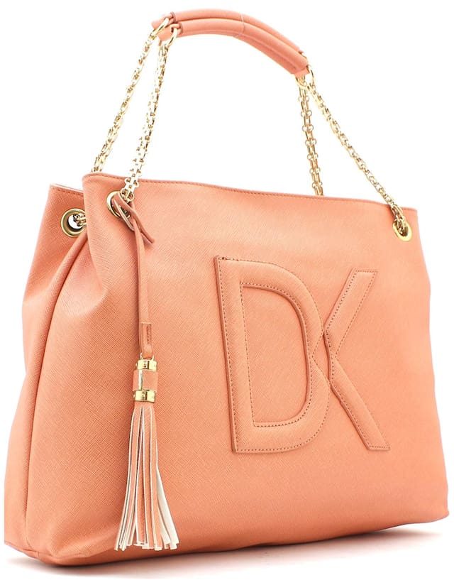 Diana Korr Regular Solid Handheld Bag Orange