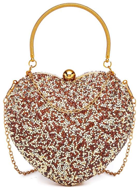 

Diana Korr Women Gold Metal Clutch