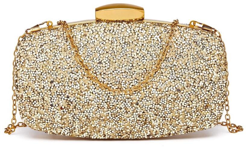 

Diana Korr Women Gold Metal Clutch