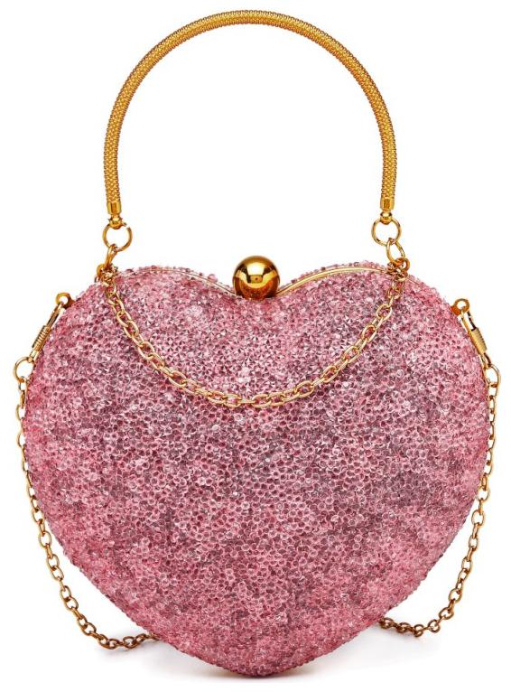 

Diana Korr Women Pink Metal Clutch