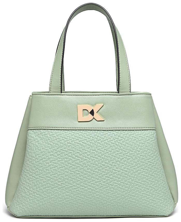 

Diana Korr Blue Faux Leather Handheld Bag