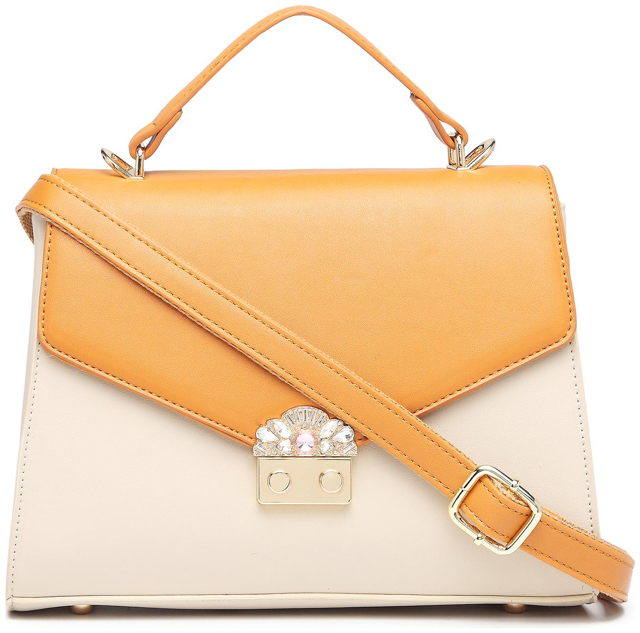 

Diana Korr Beige PU Handheld Bag - DKOH98BEI