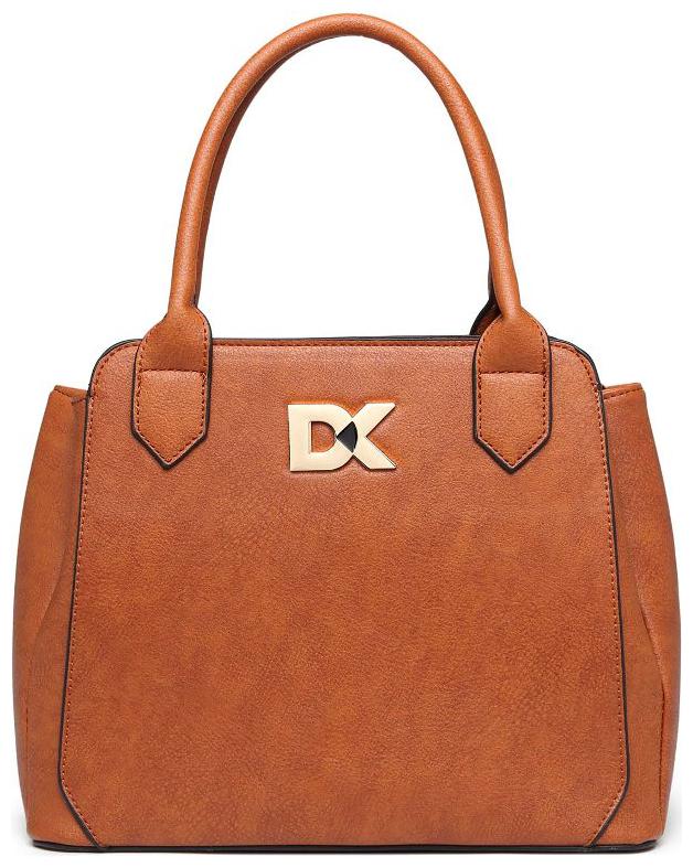 

Diana Korr Tan Faux Leather Handheld Bag