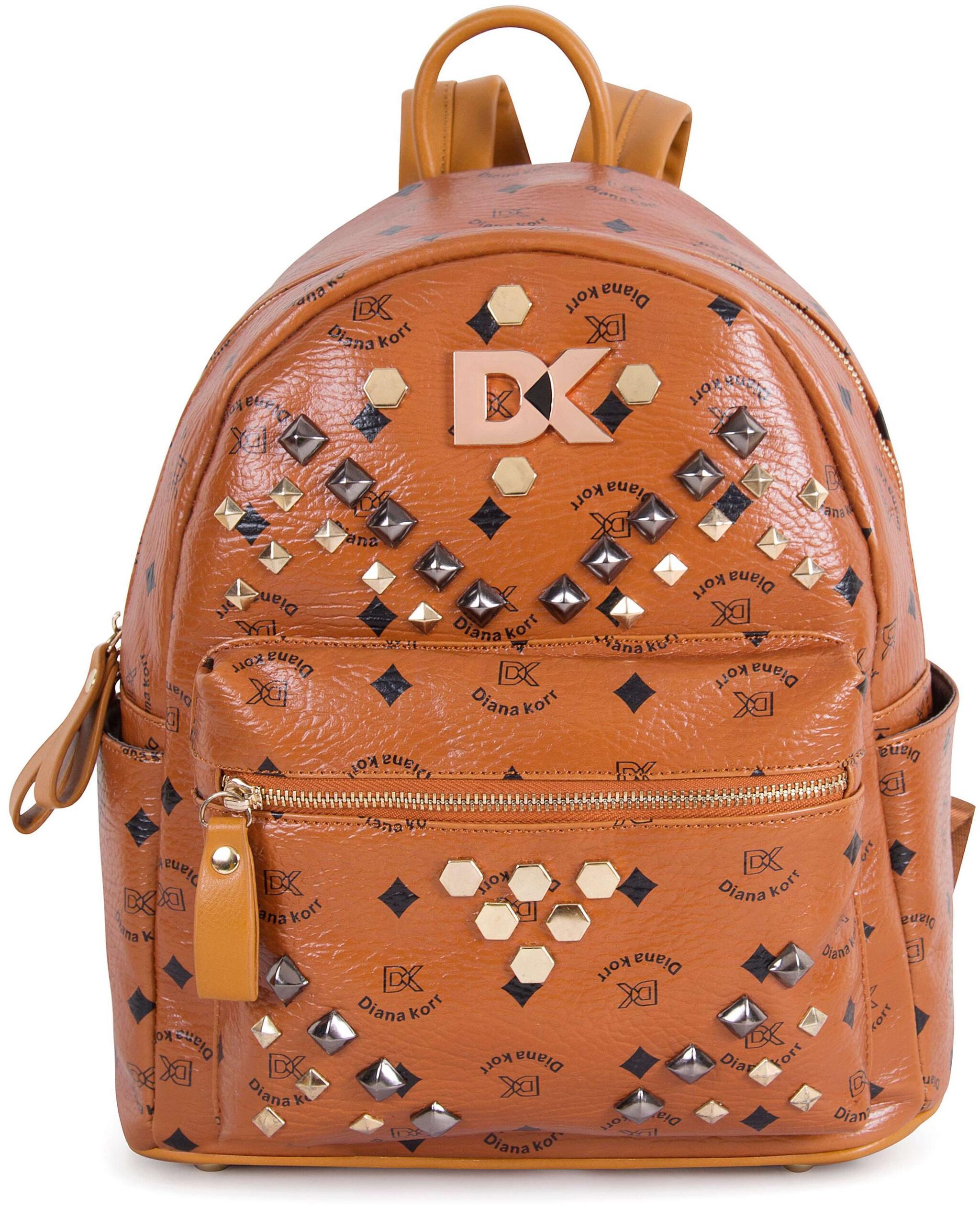 

Diana Korr Brown PU Backpack