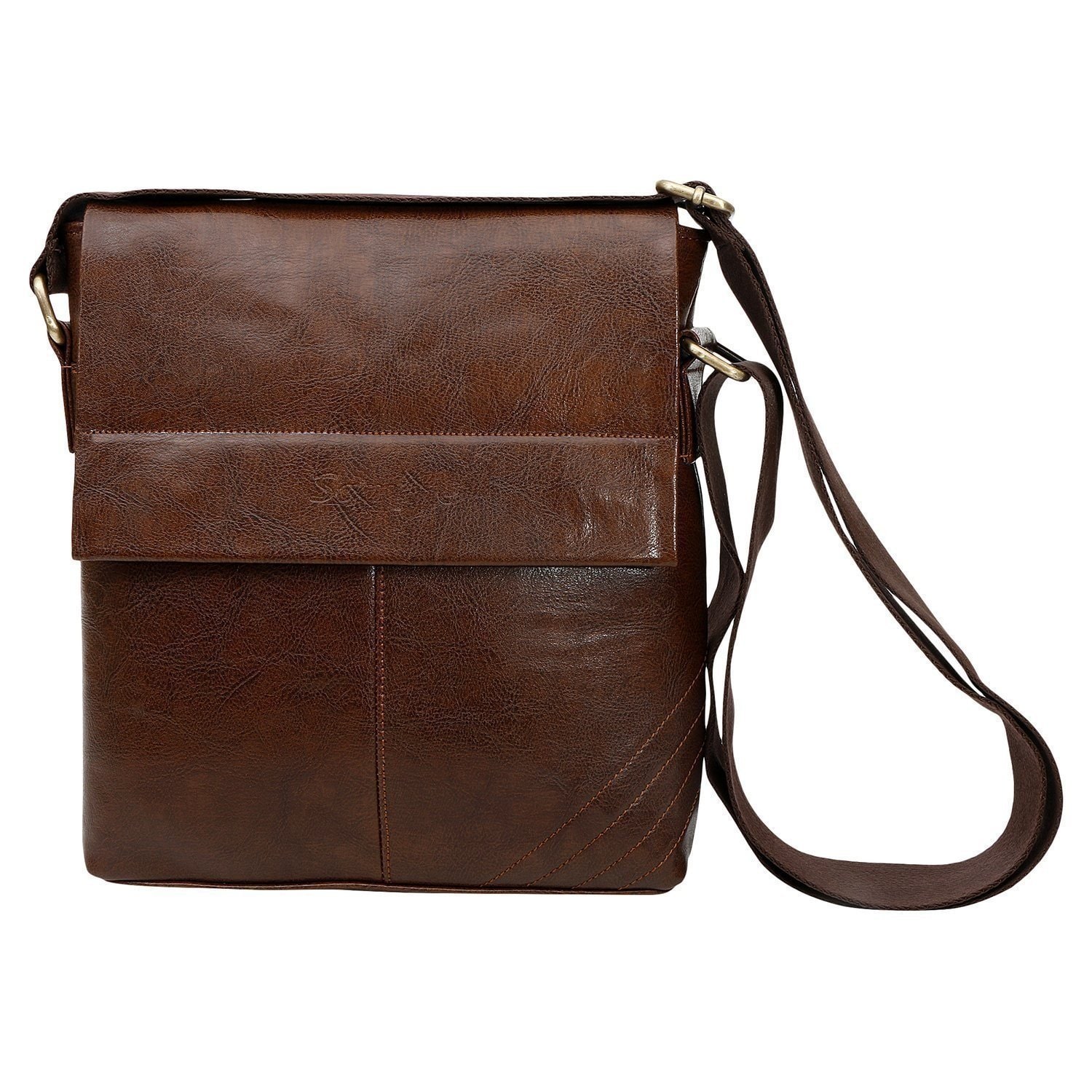 

Dilli Bag House Men S Leatherette Cross-Body Sling Bag