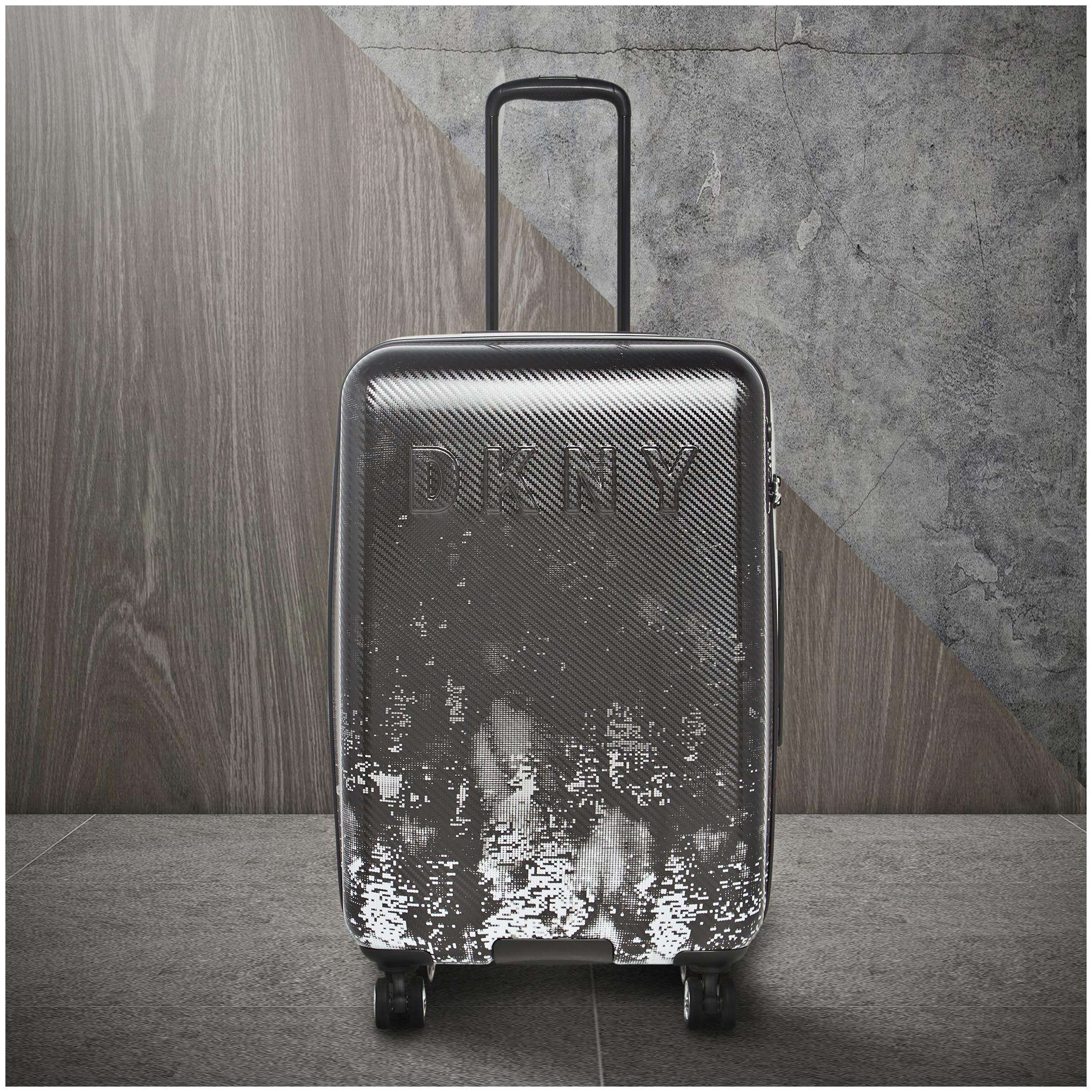 

DKNY Glimmer Hard Body Medium Black Trolley Bag (DH418GL8M01)