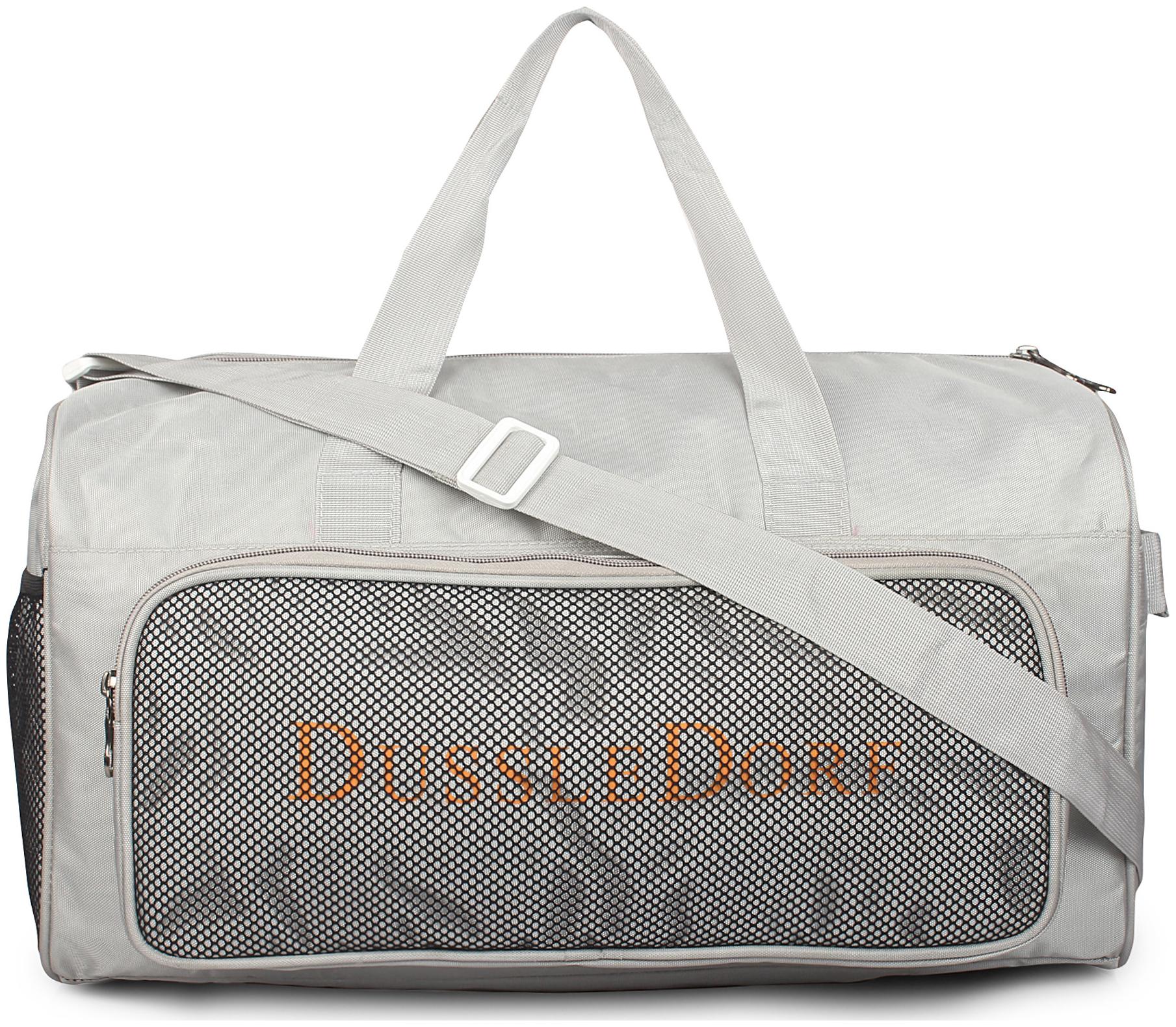 

DUSSLE DORF Polyester Men Gym bag - Grey