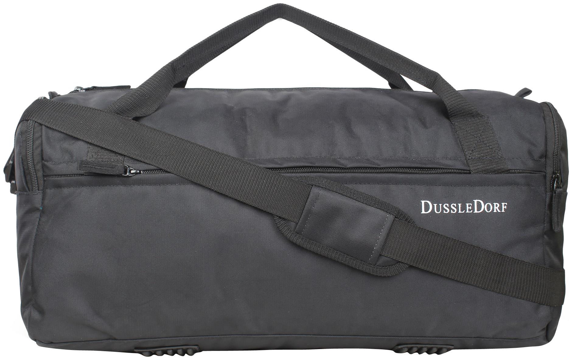 

DUSSLE DORF Polyester Men Gym bag - Black