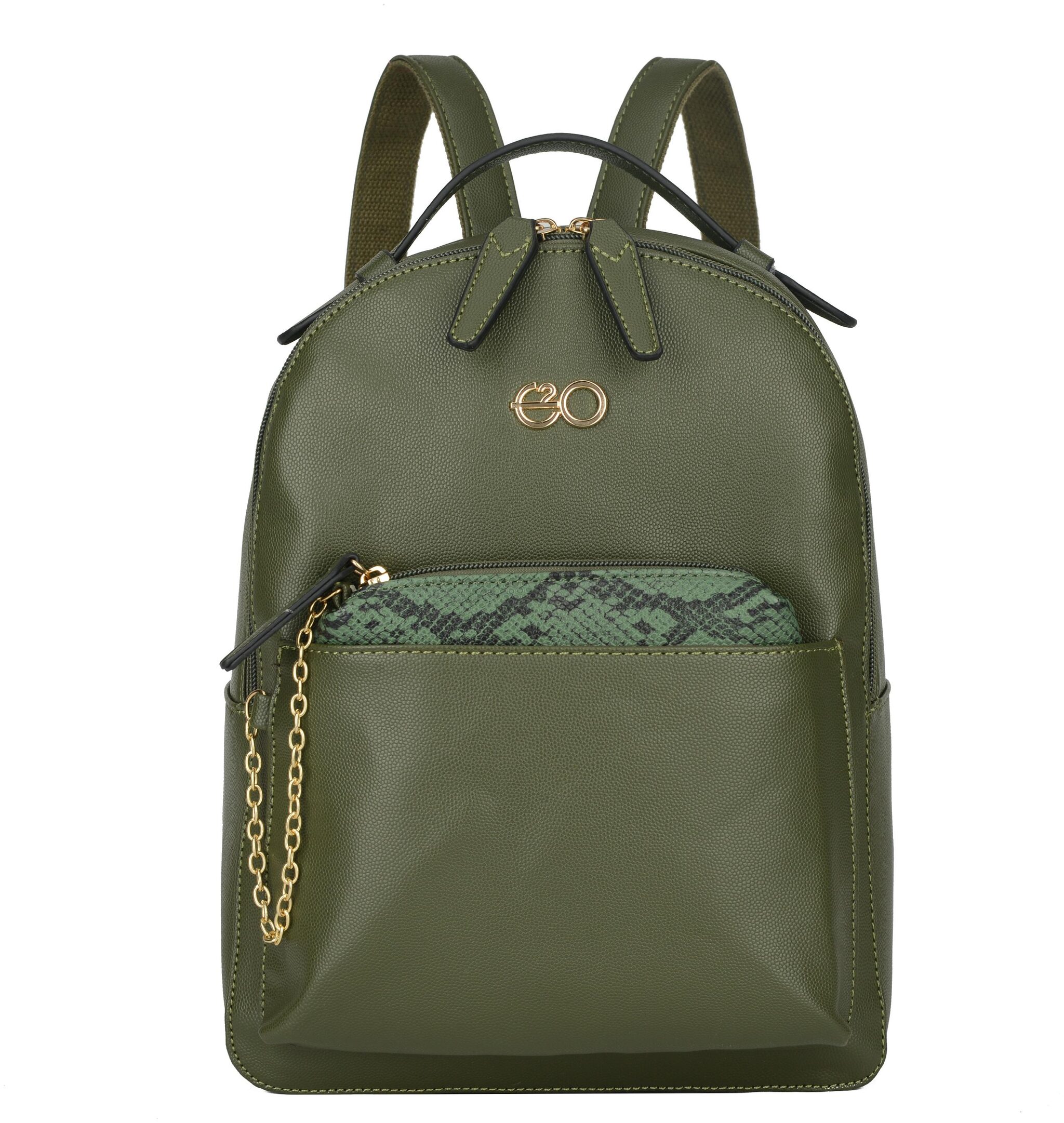

E2O Green PU Backpack