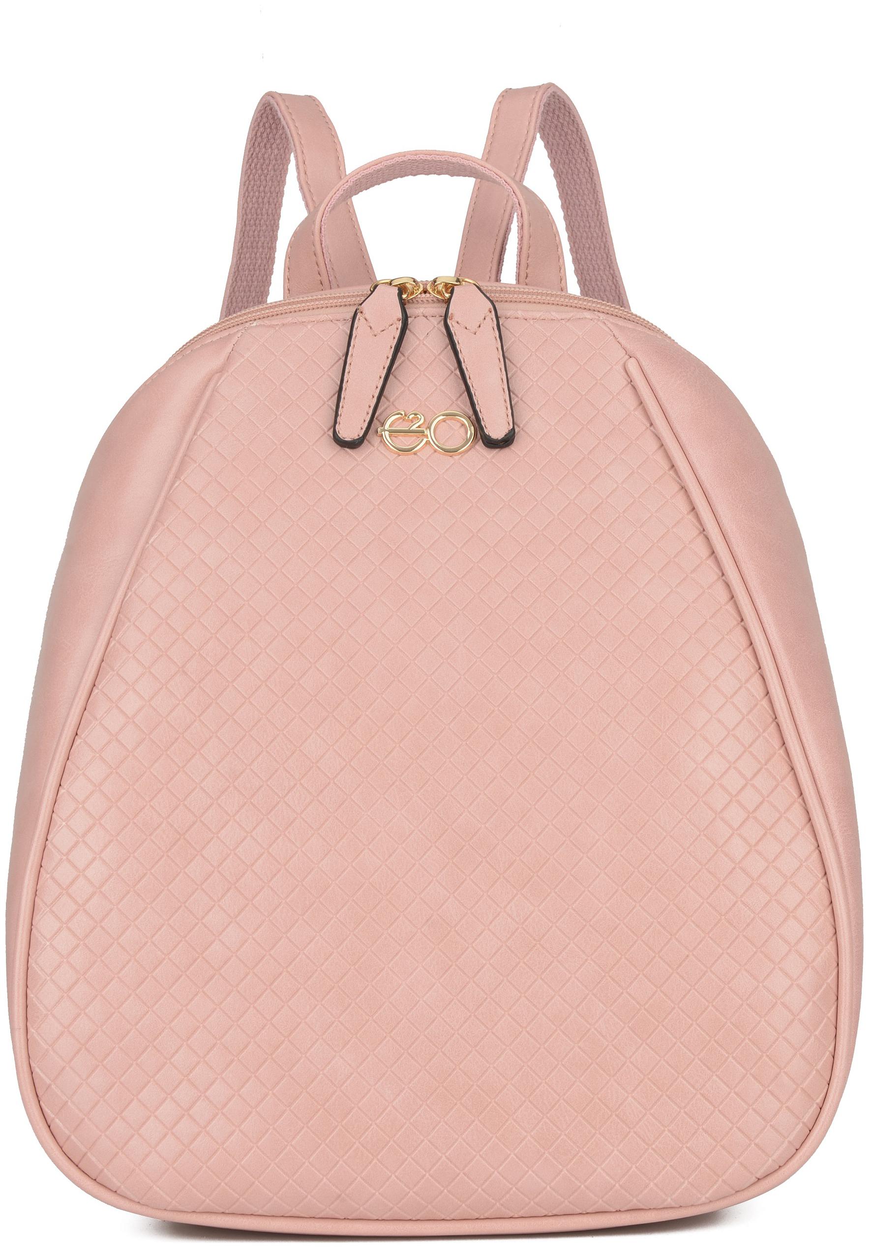 

E2O Pink PU Backpack