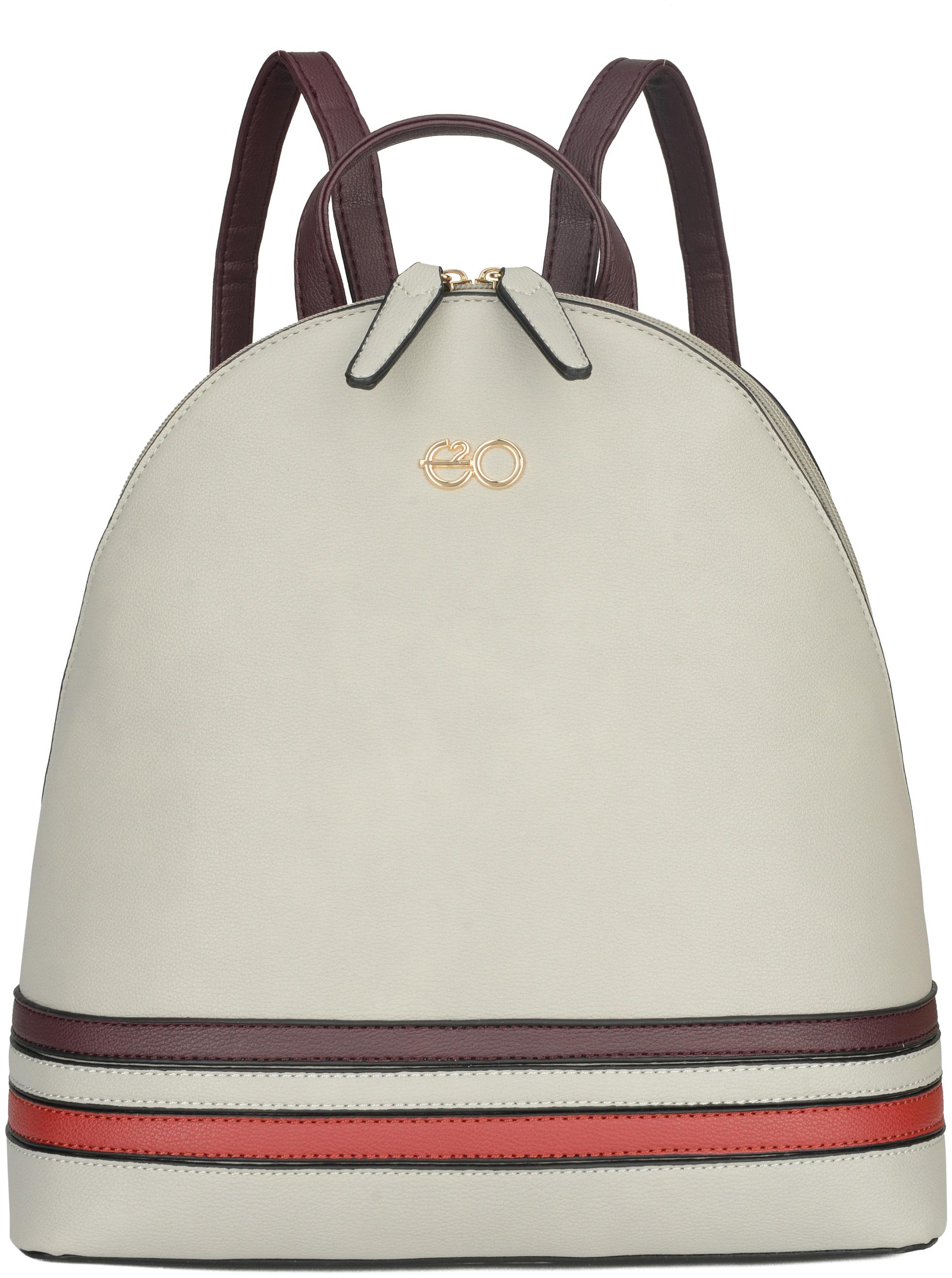 

E2O Grey PU Backpack