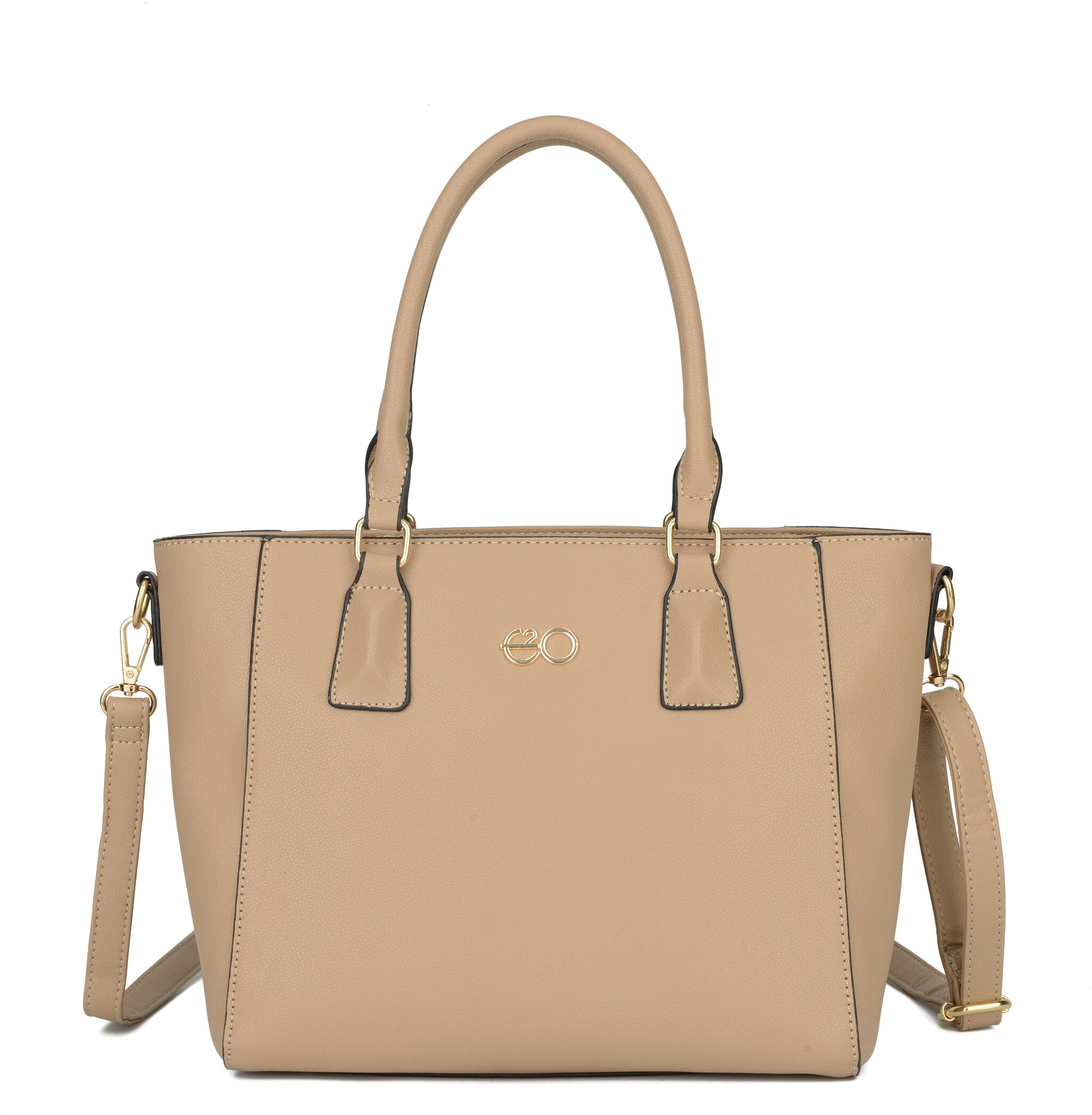 

E2O Beige PU Handheld Bag