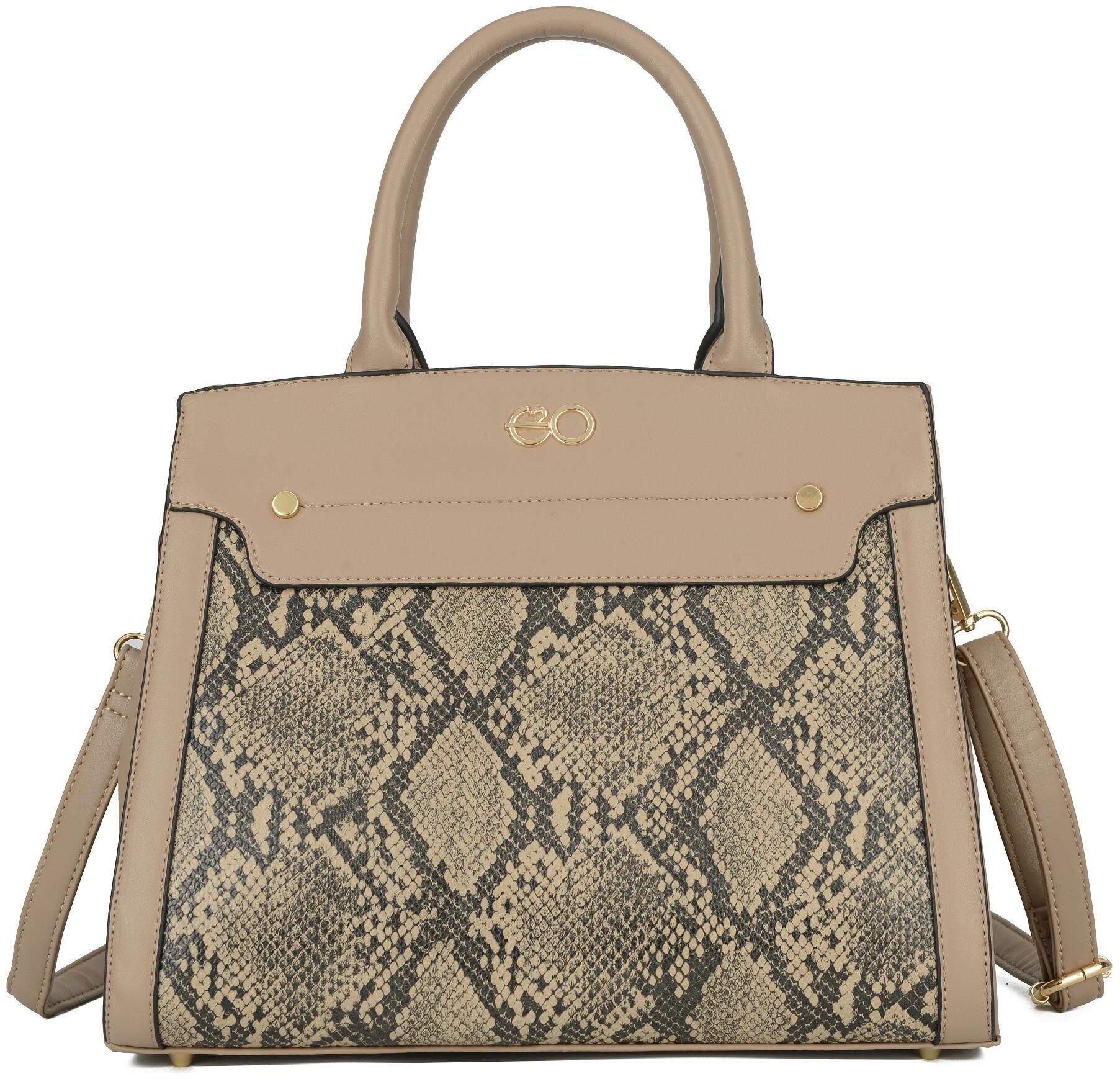 

E2O Beige PU Shoulder Bag