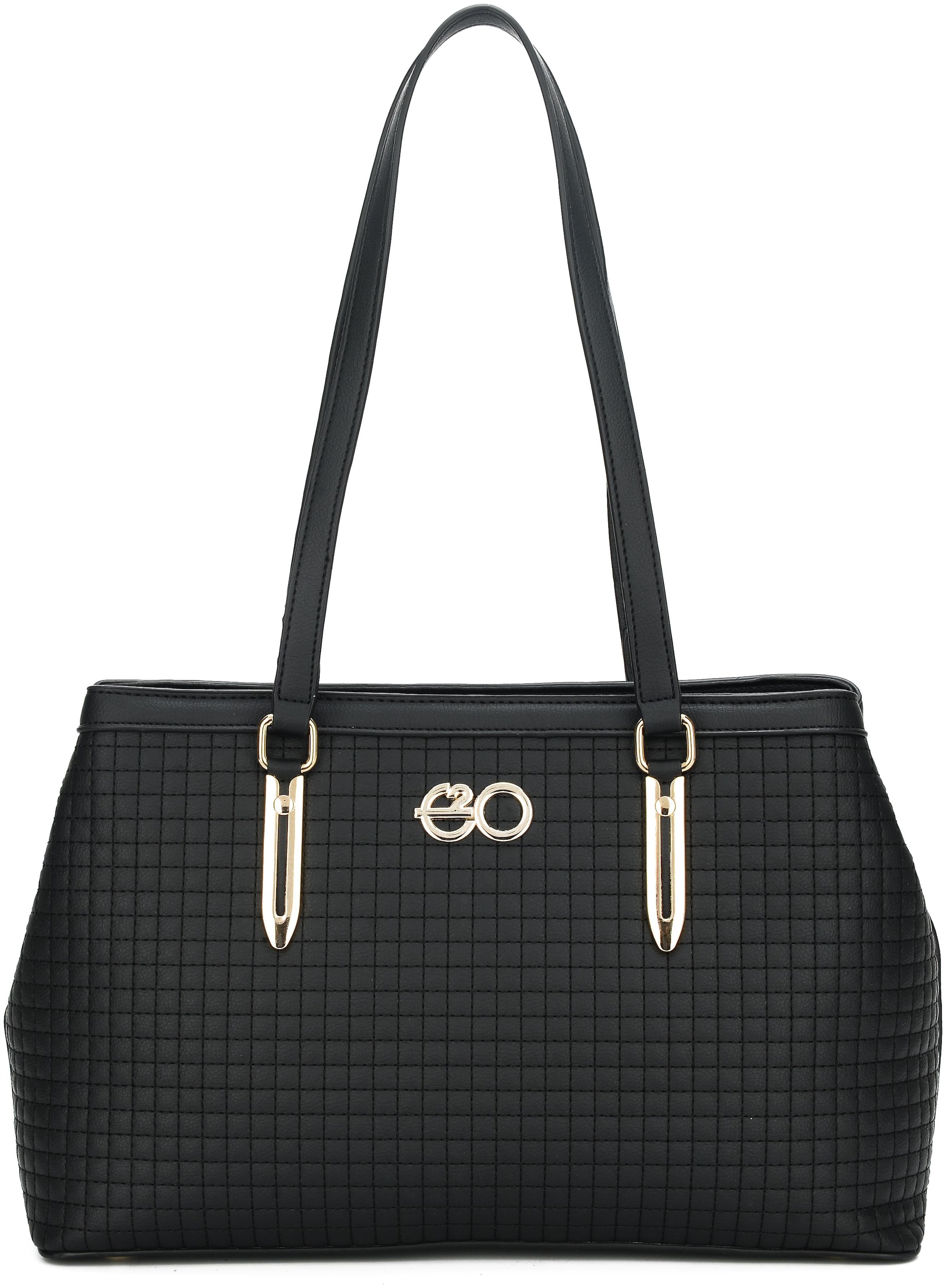 

E2O Black PU Satchel