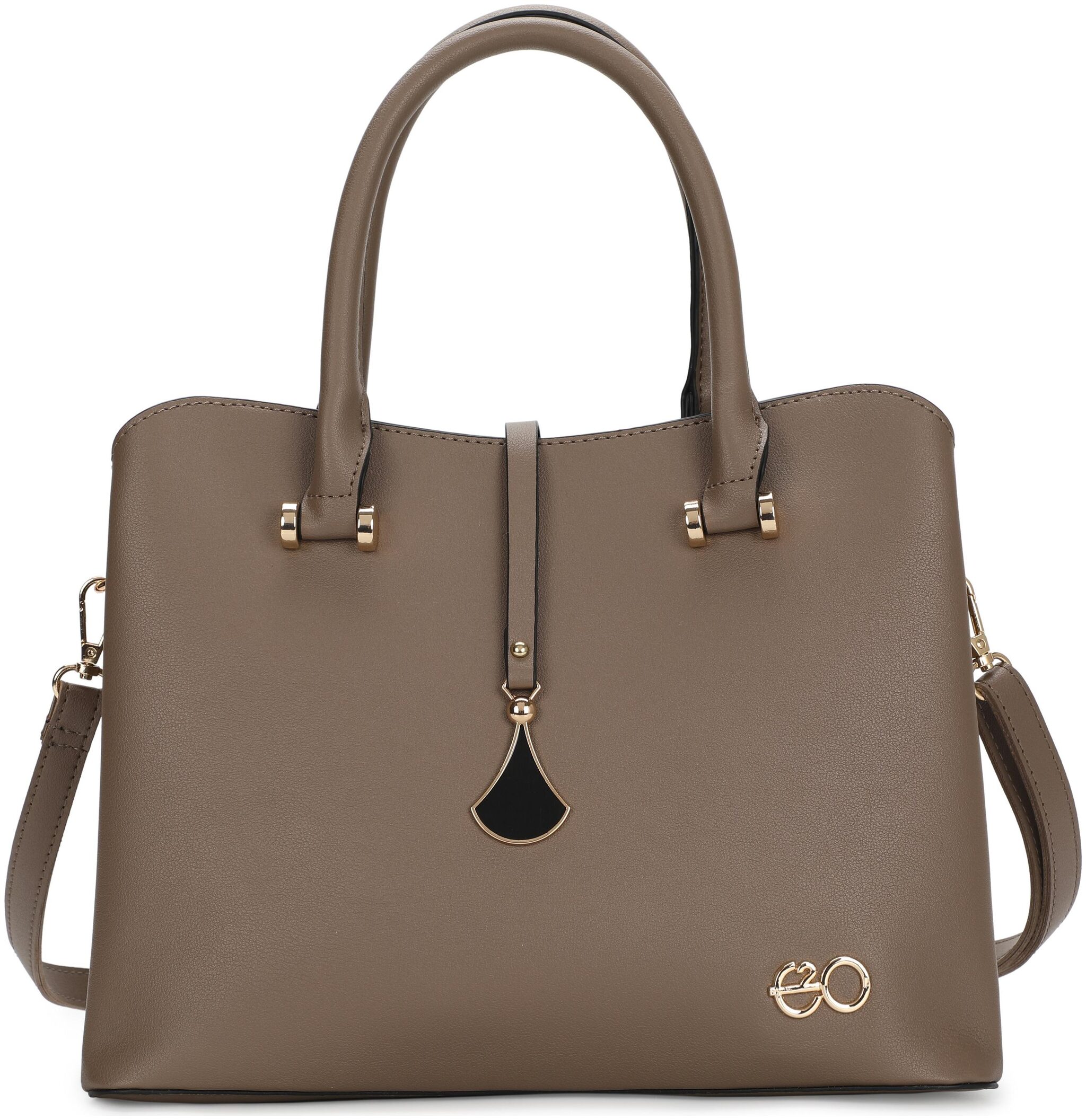 

E2O Brown PU Handheld Bag