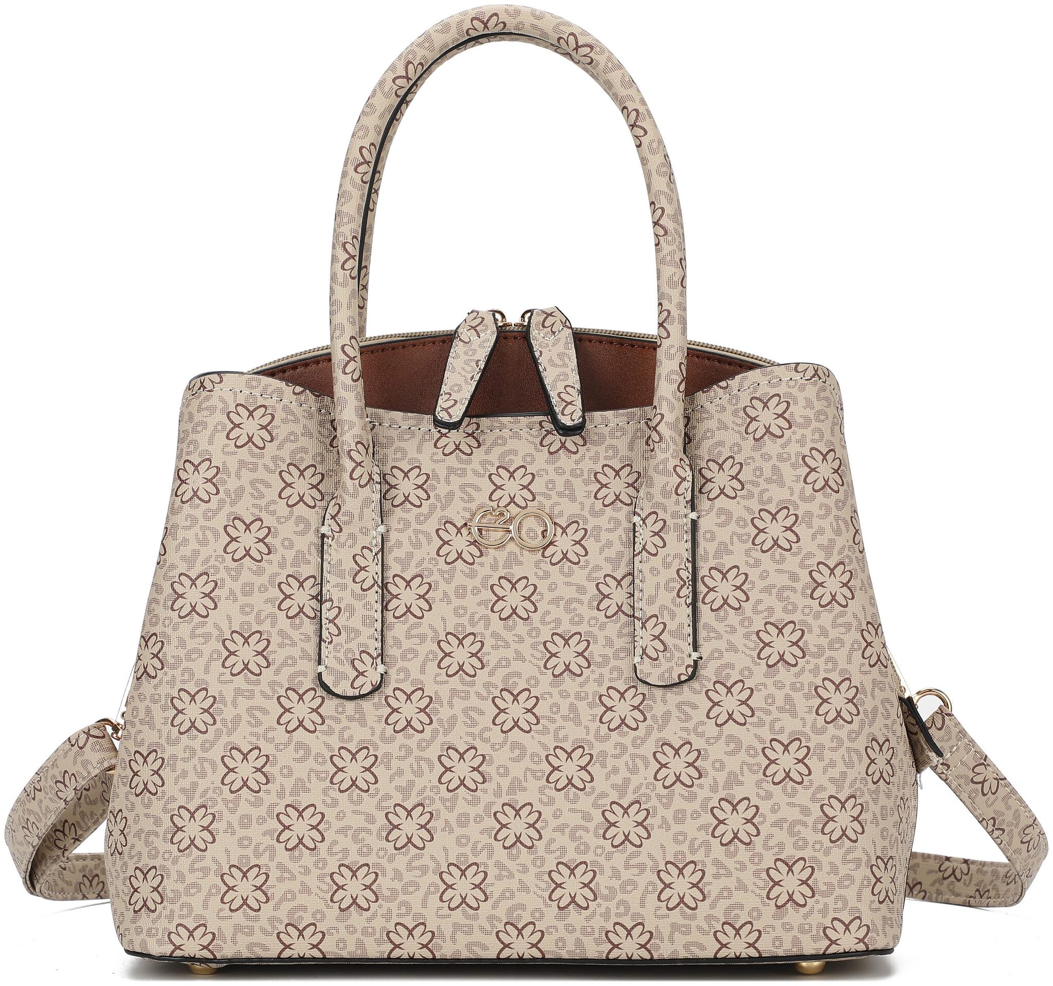 

E2O Beige PU Handheld Bag