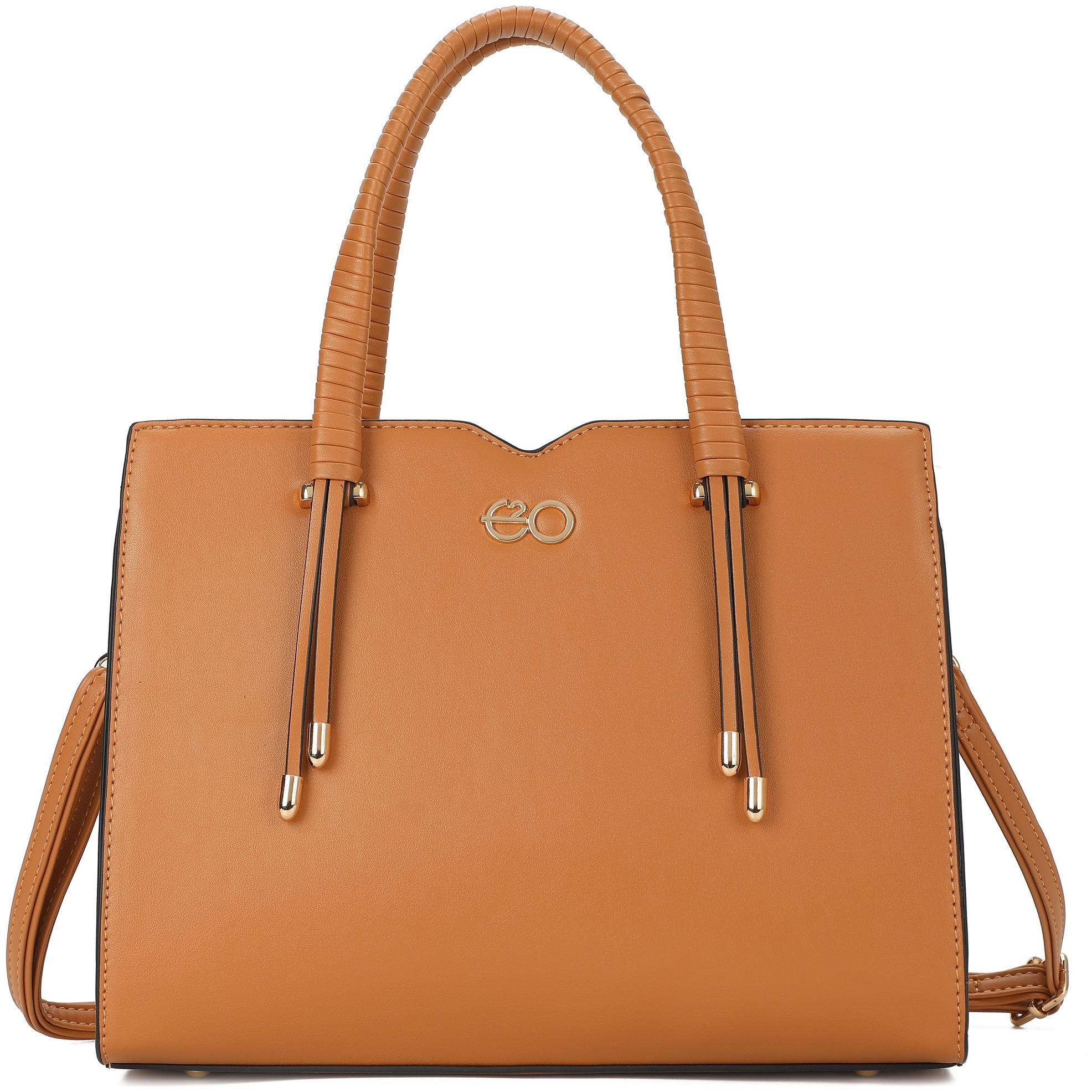 

E2O Brown PU Handheld Bag
