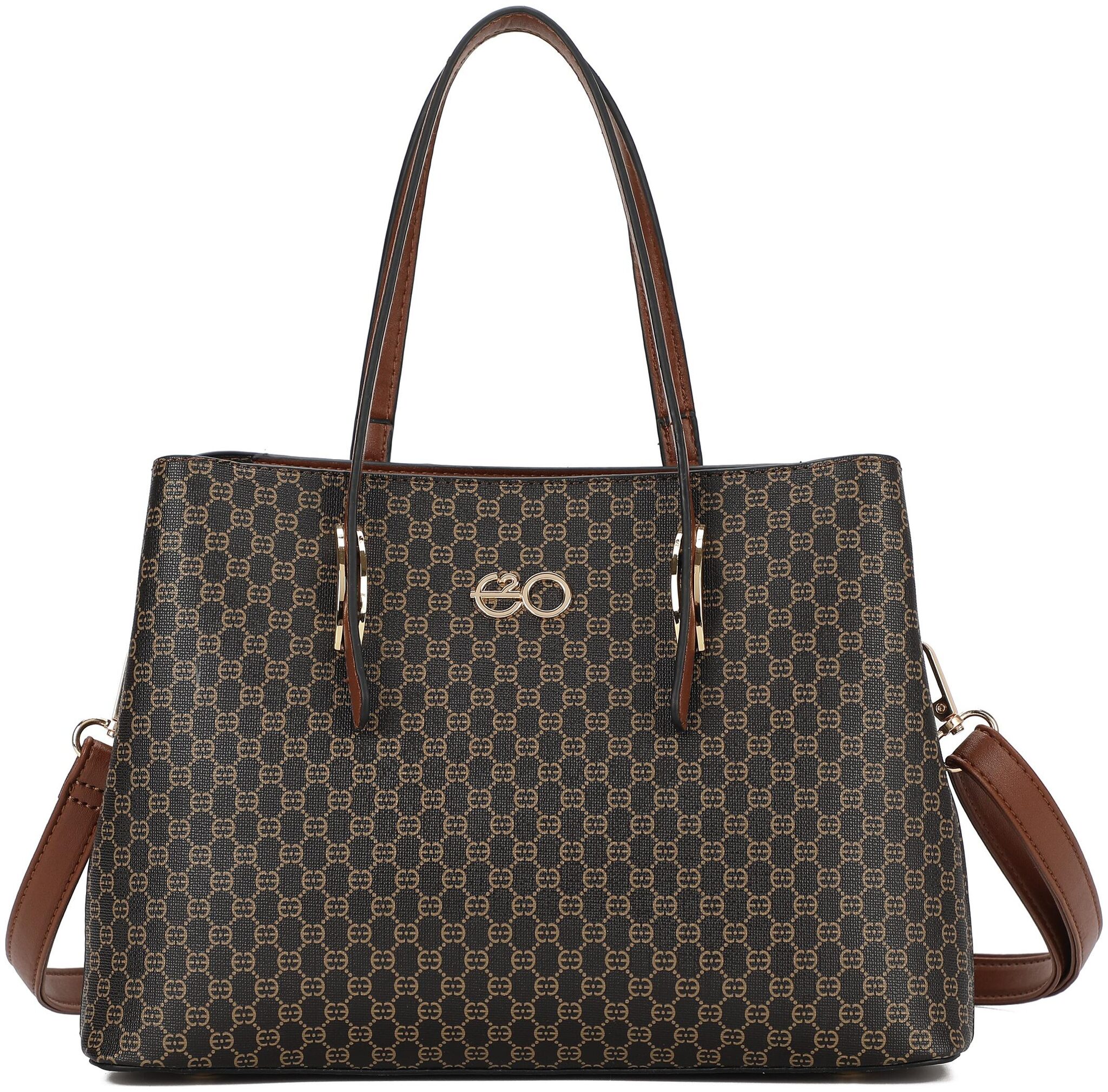 

E2O Brown PU Handheld Bag