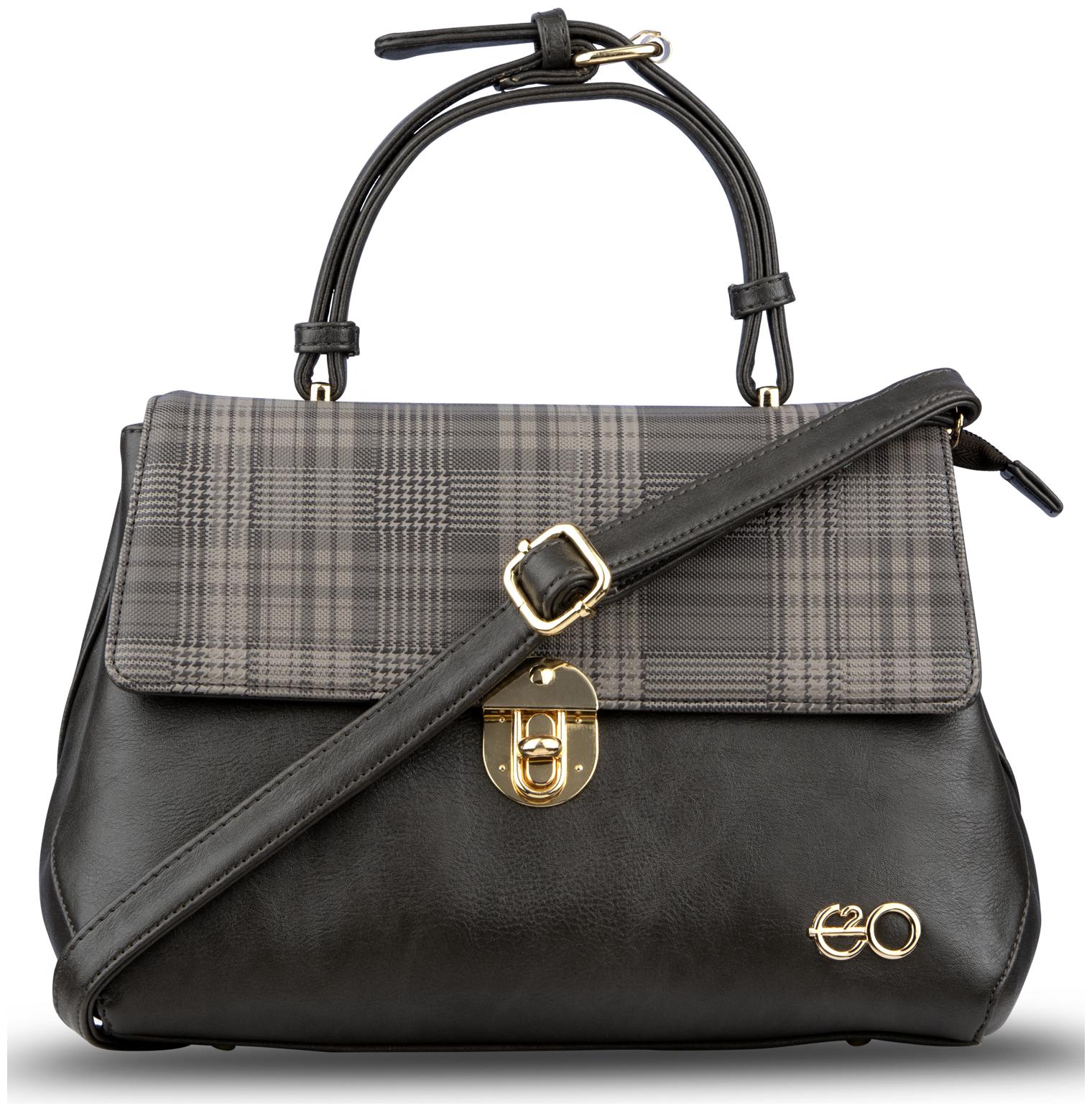 

E2O Grey PU Satchel - 1530GREY
