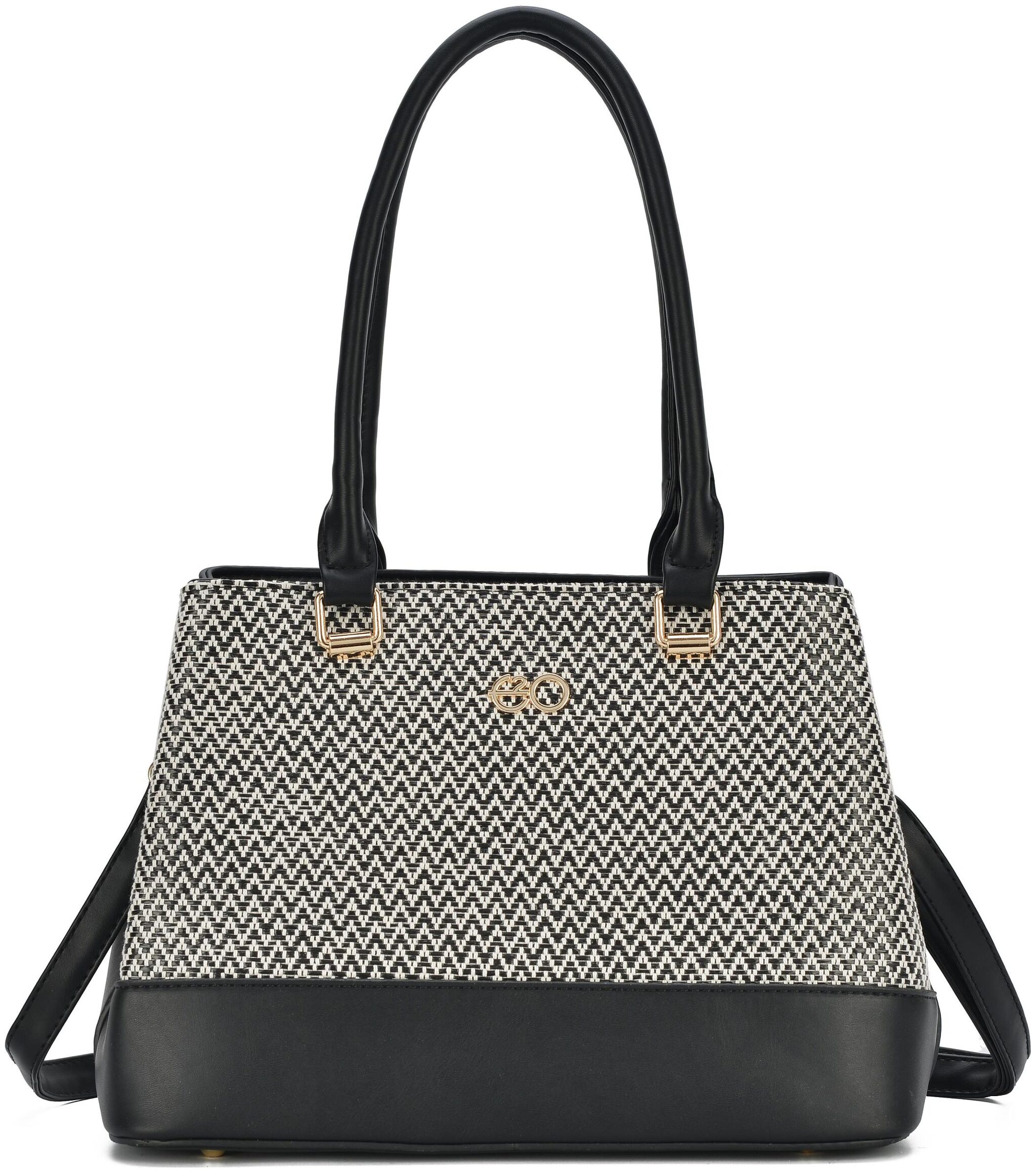 

E2O Black PU Handheld Bag