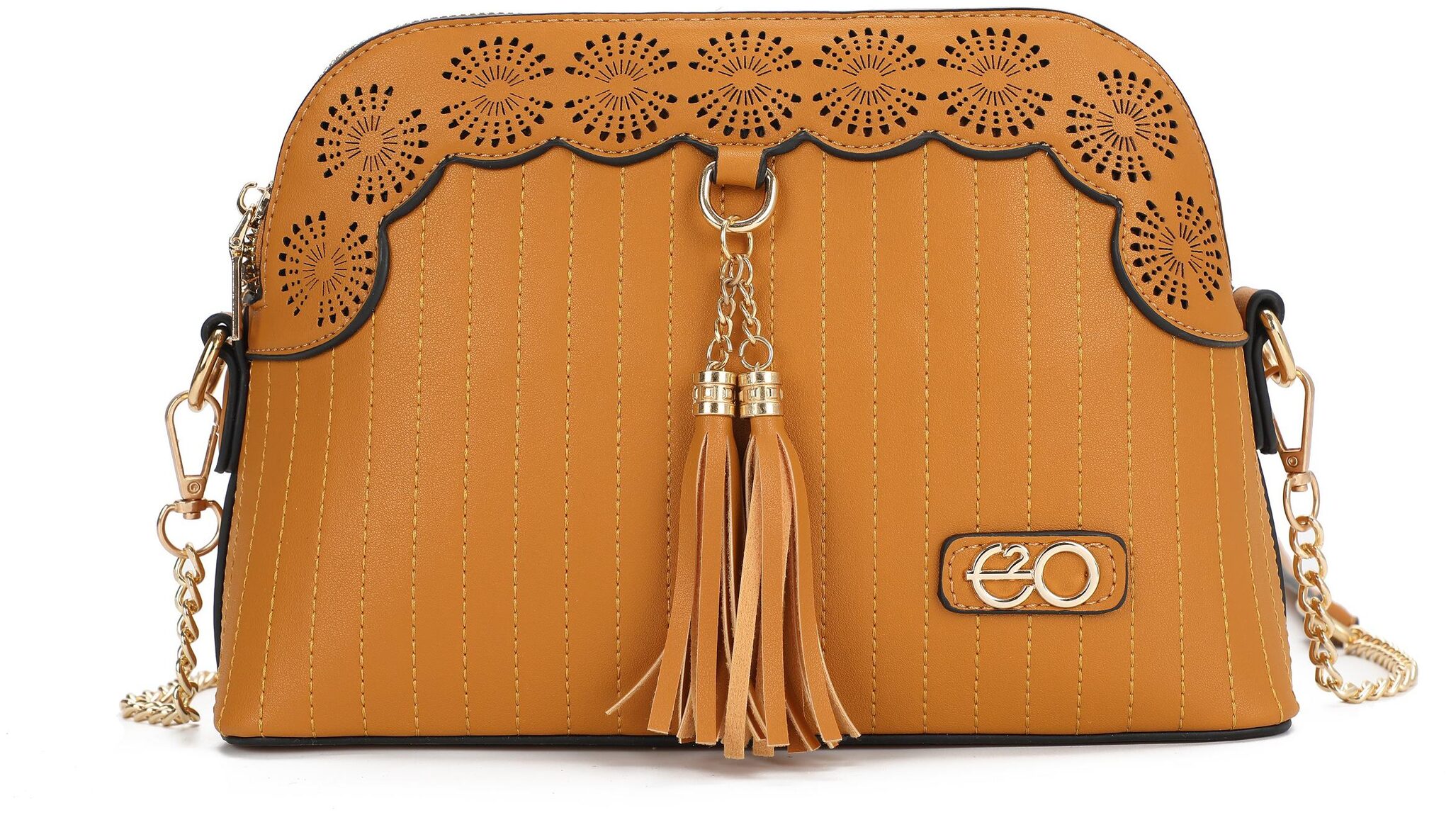 

E2O Yellow PU Solid Sling Bag