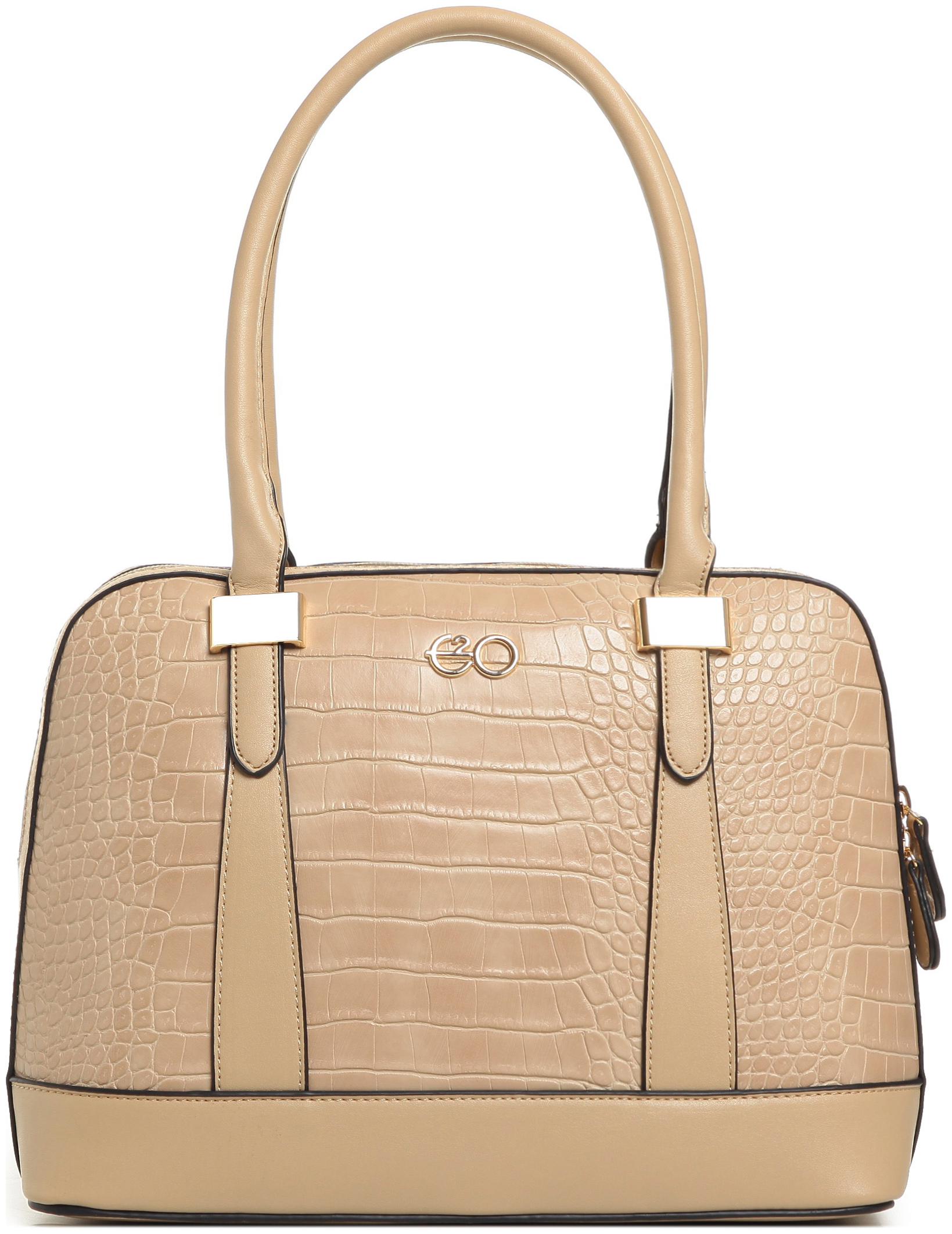 

E2O Beige PU Satchel