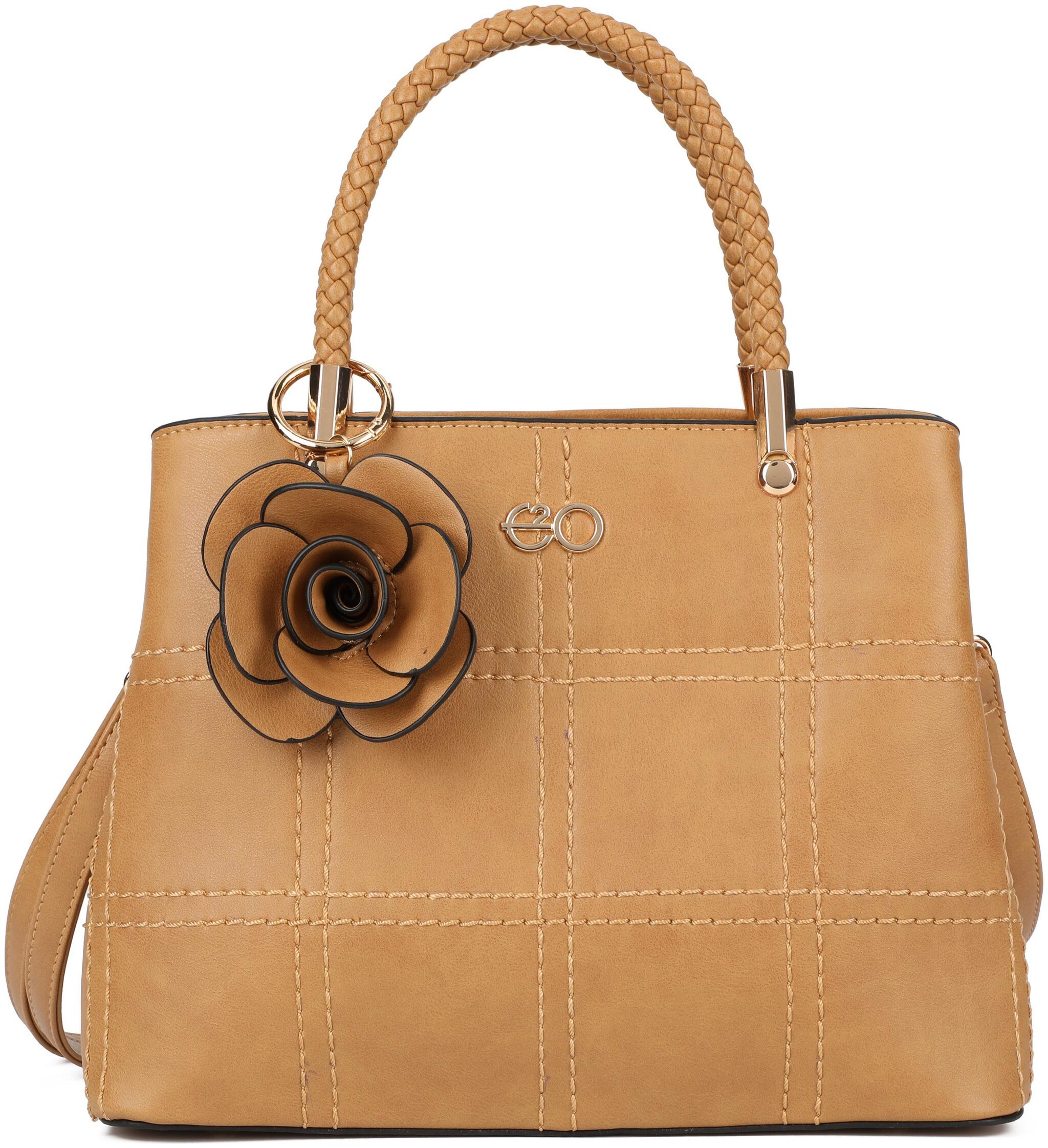 

E2O Brown PU Handheld Bag