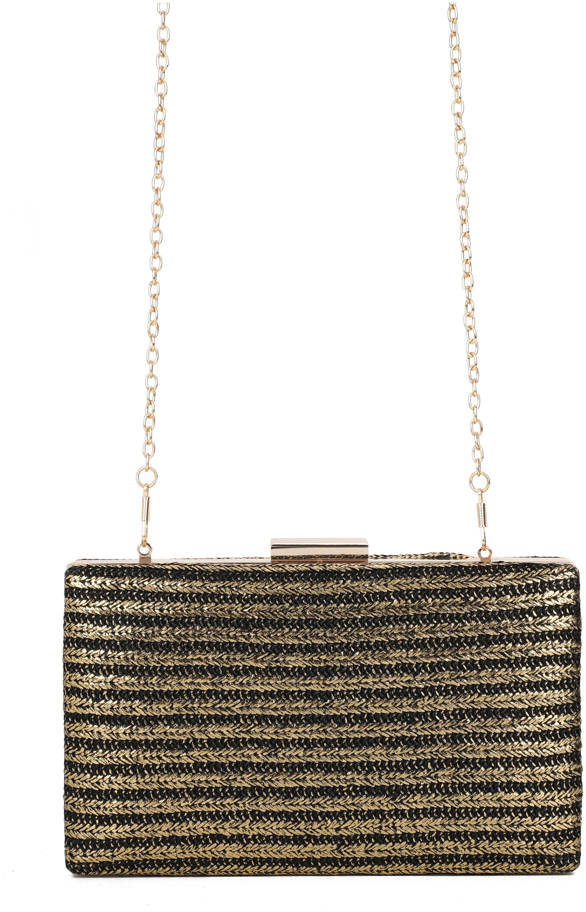 

E2O Women Brown PU Clutch
