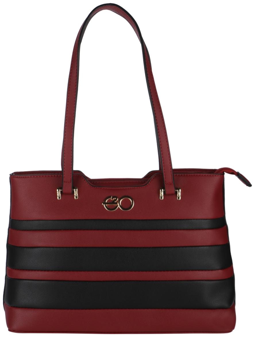 

E2O Red PU Shoulder Bag
