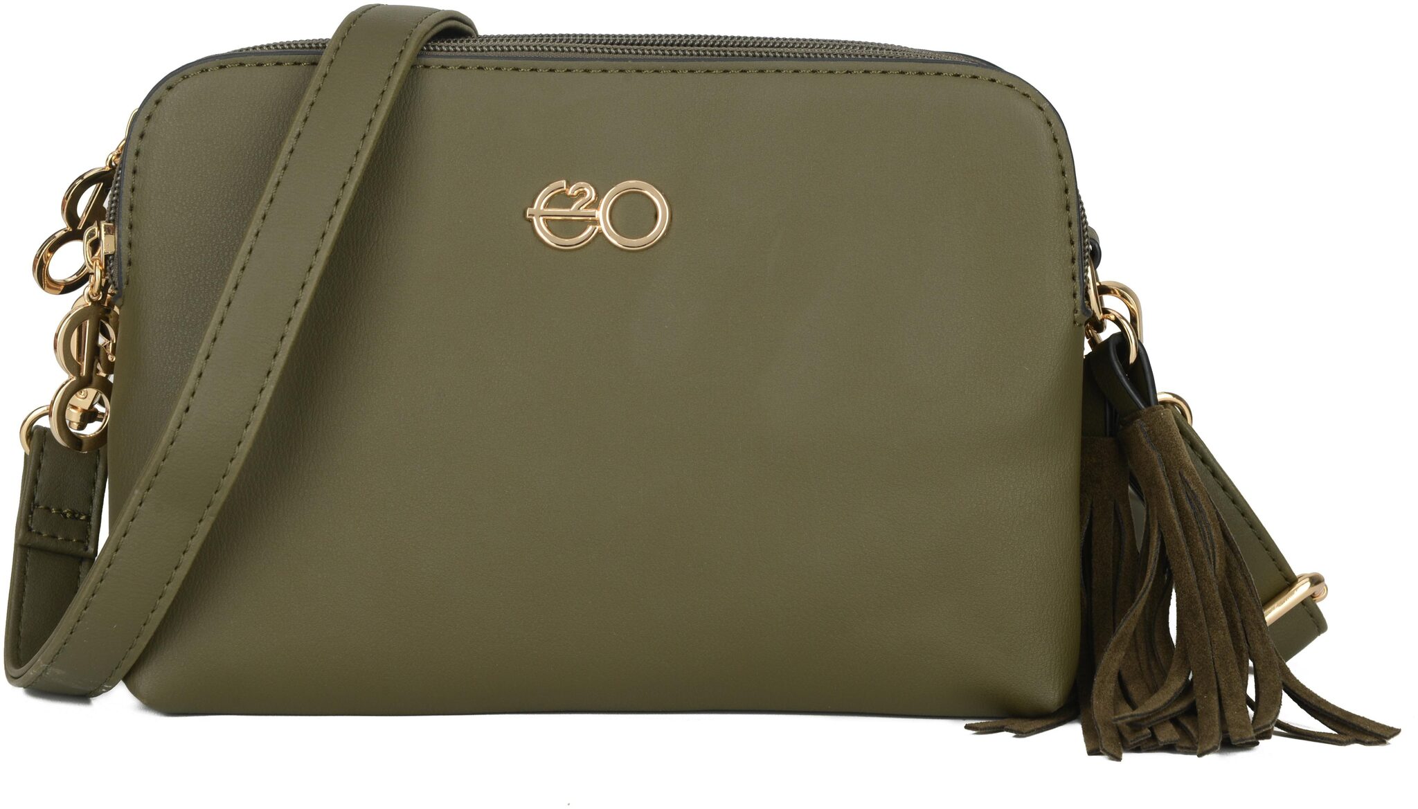 

E2O Green PU Solid Sling Bag