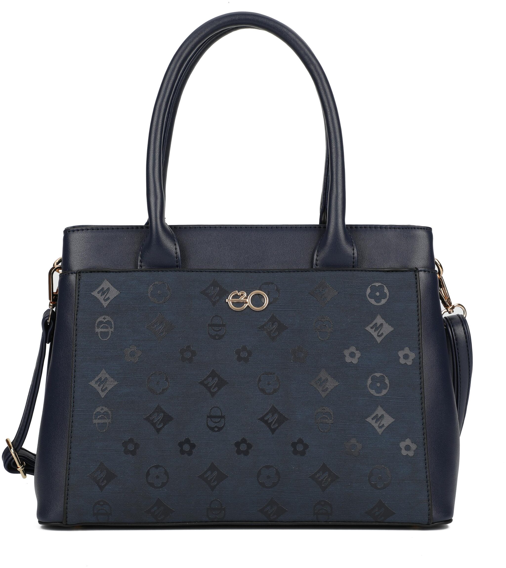 

E2O Blue PU Handheld Bag