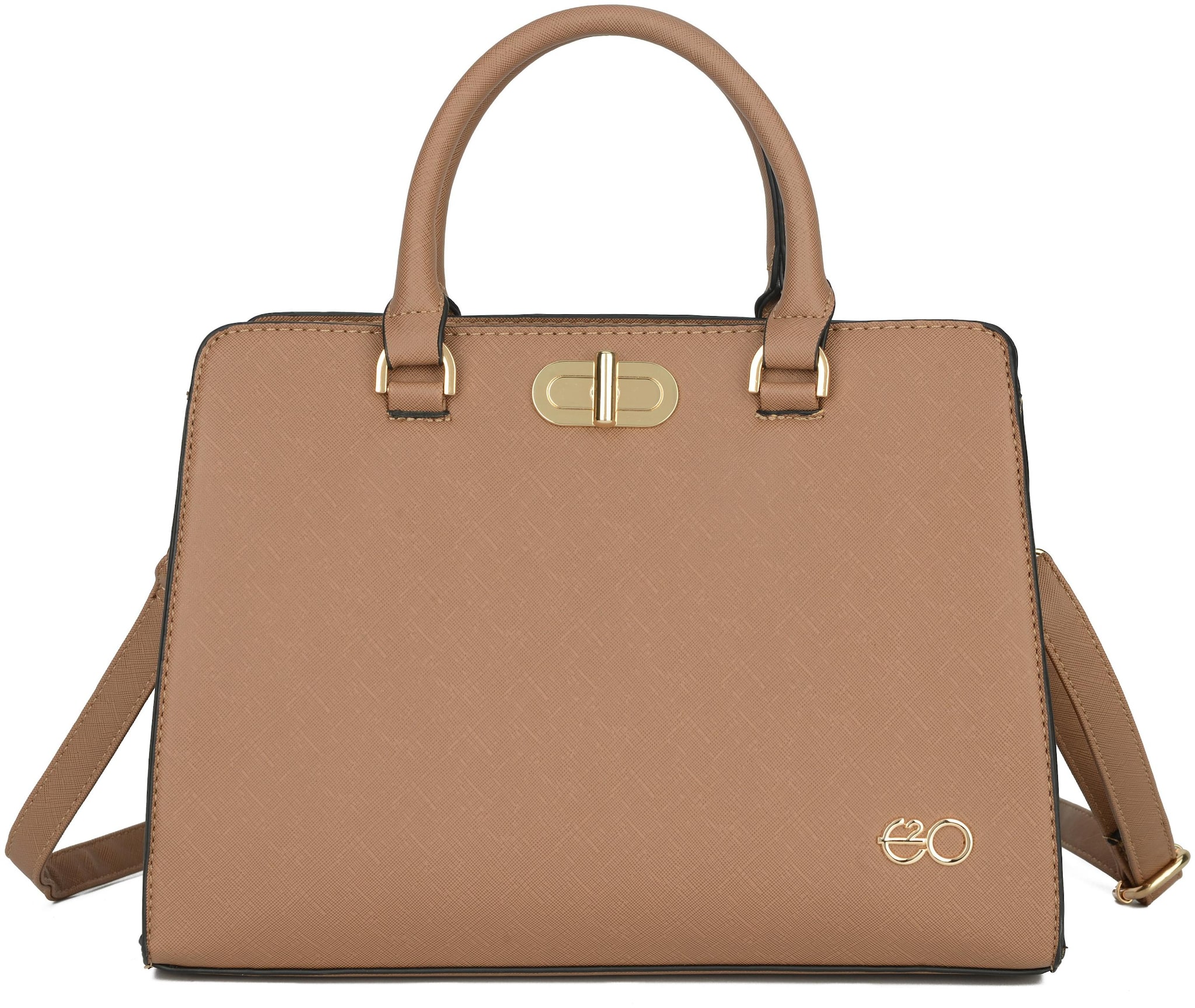 

E2O Brown PU Handheld Bag