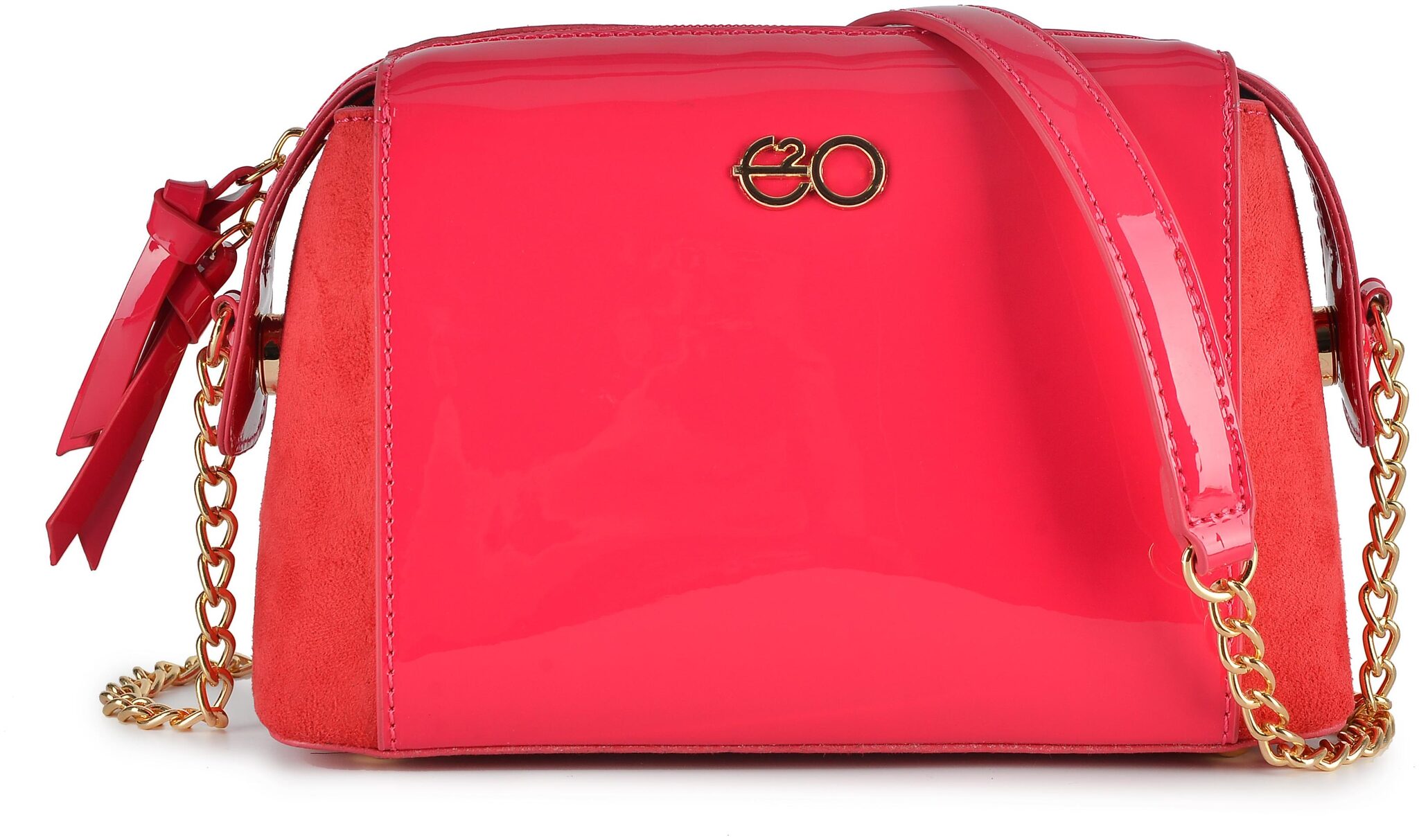 

E2O Pink PU Solid Sling Bag