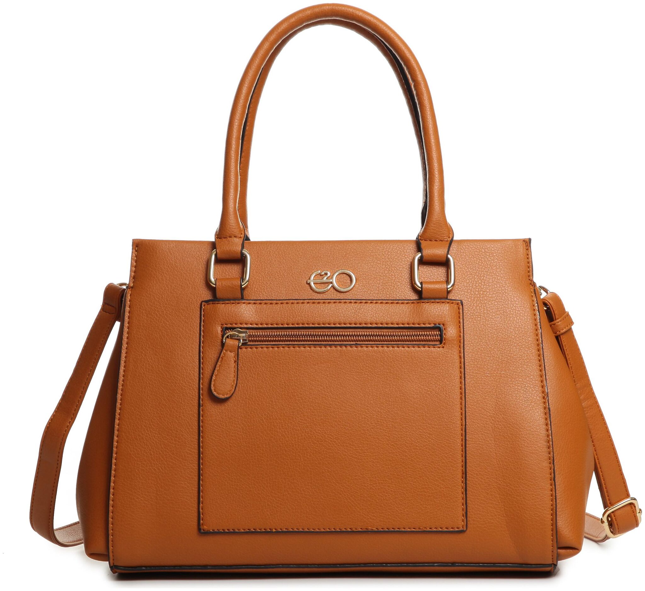 

E2O Brown PU Satchel