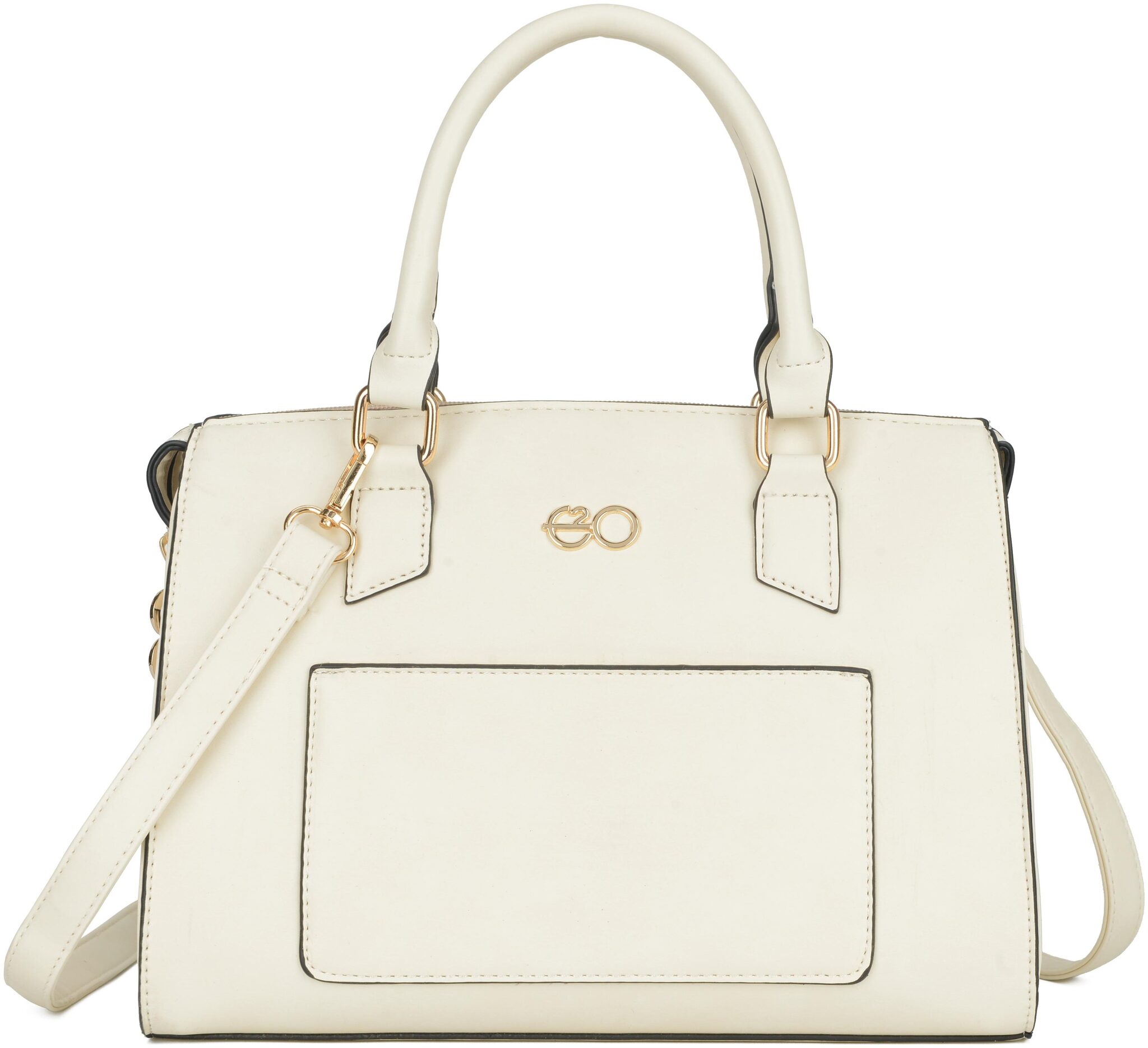 

E2O White PU Handheld Bag