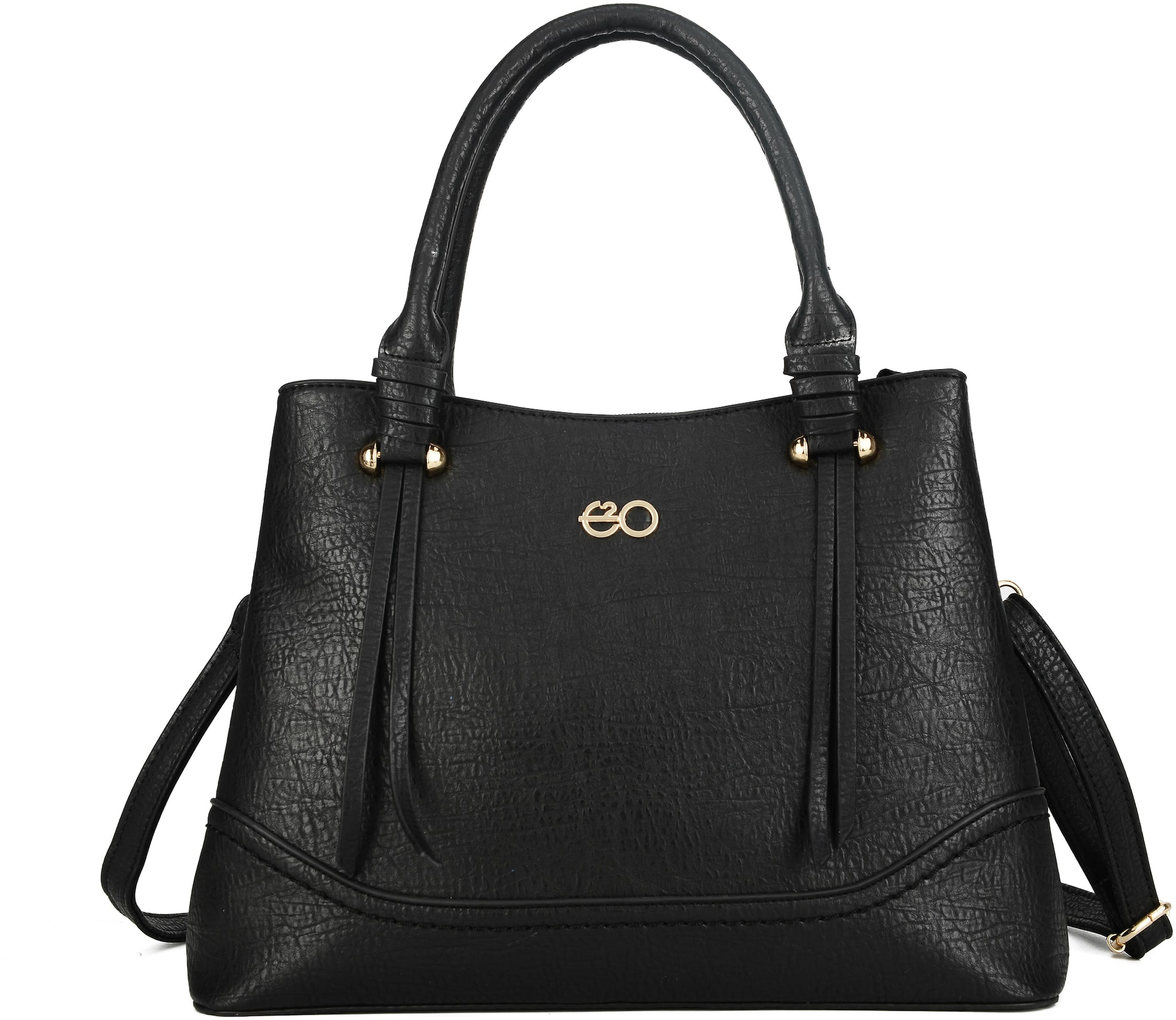 

E2O Black PU Shoulder Bag