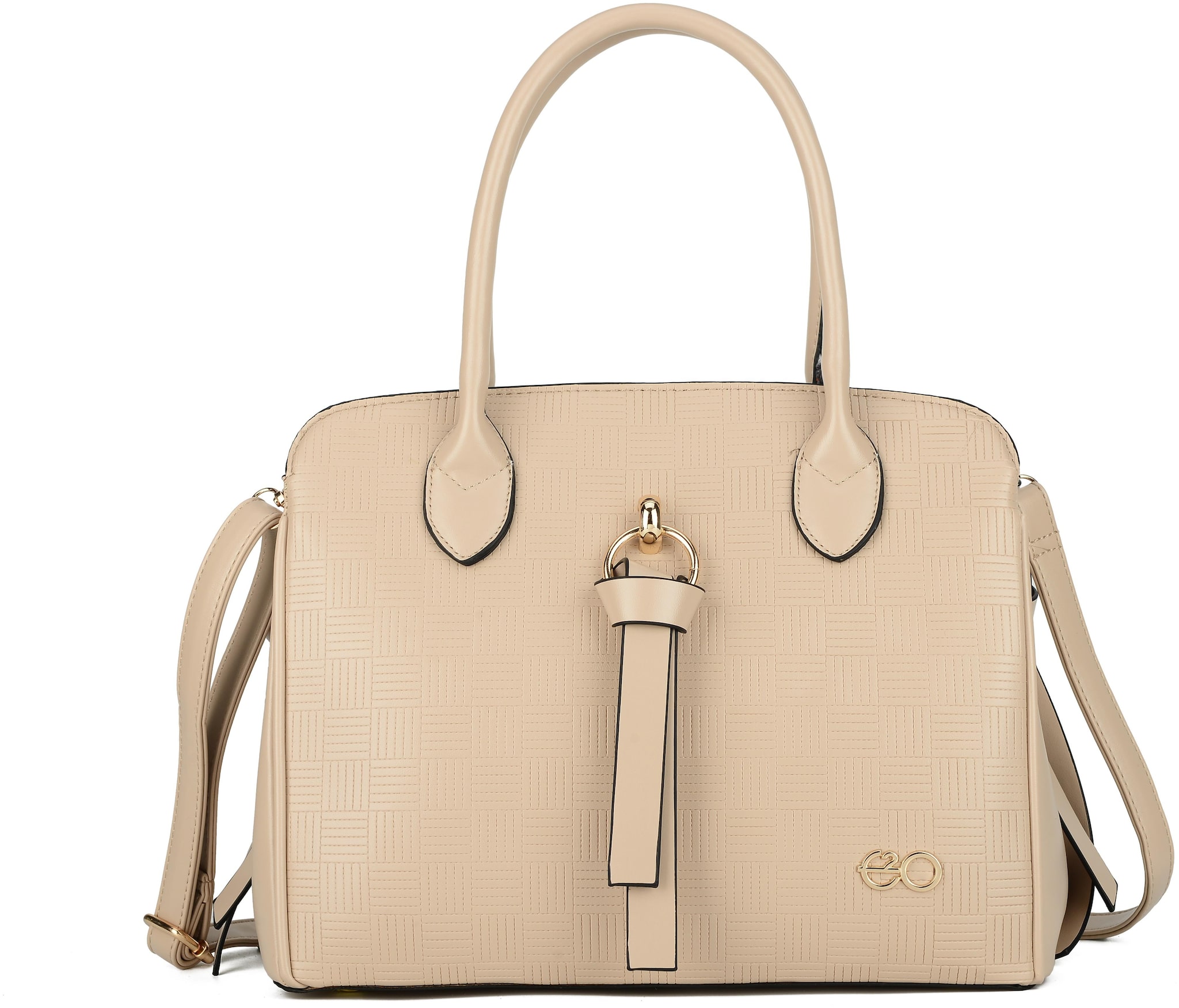 

E2O Beige PU Satchel