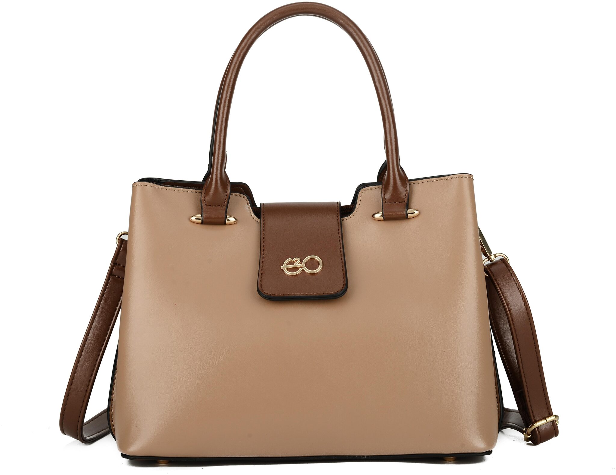 

E2O Brown PU Satchel