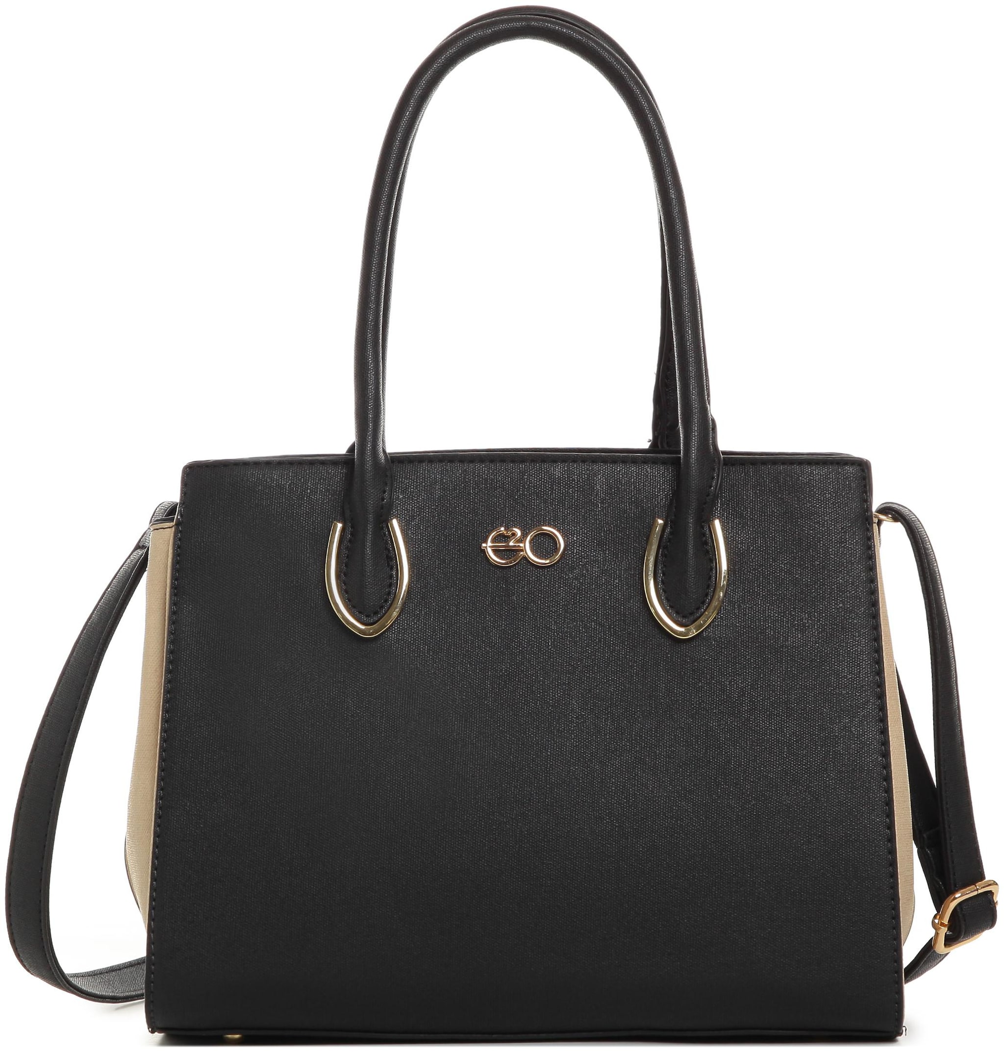 

E2O Black PU Satchel