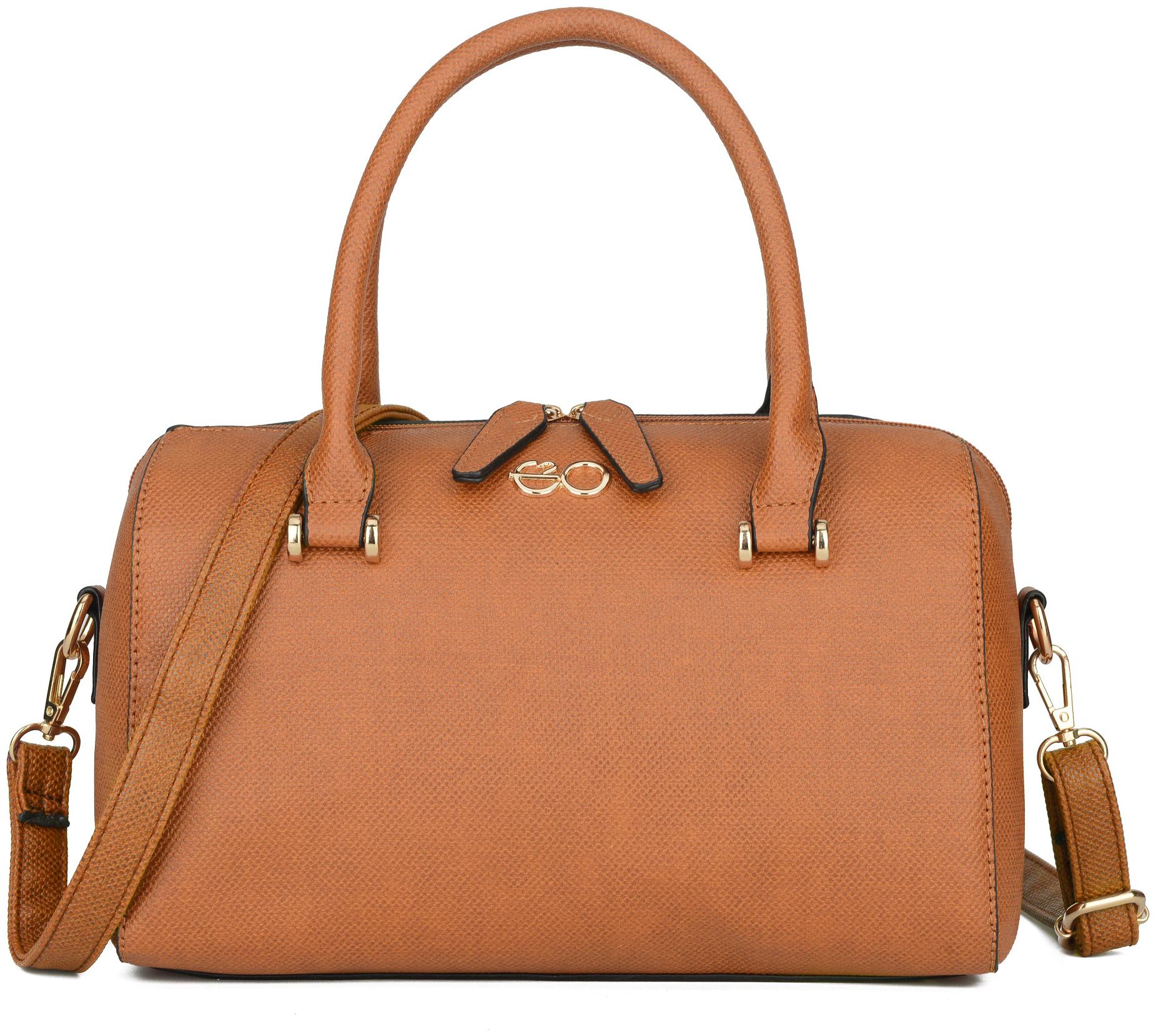 

E2O Brown PU Shoulder Bag