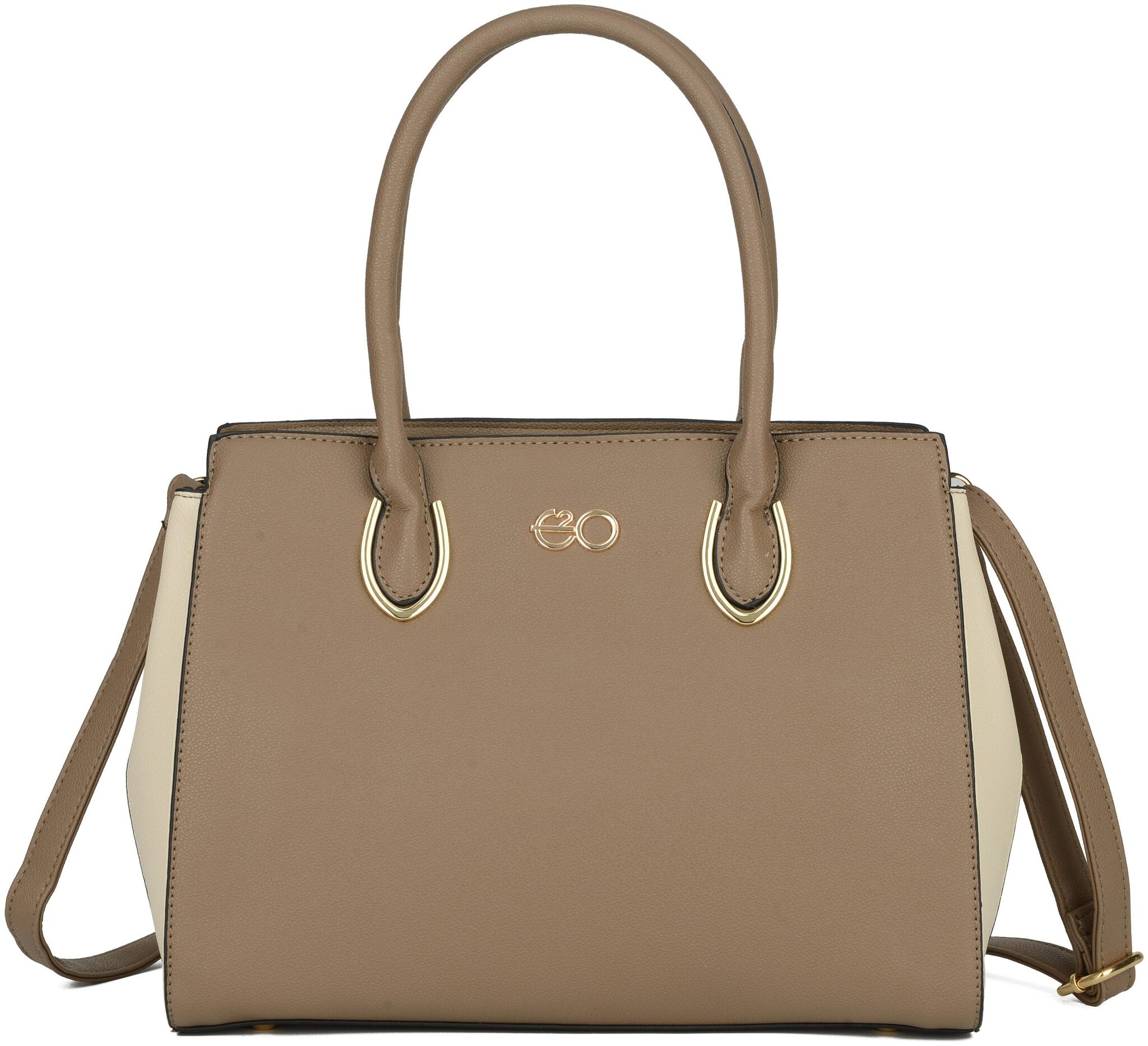 

E2O Beige PU Handheld Bag