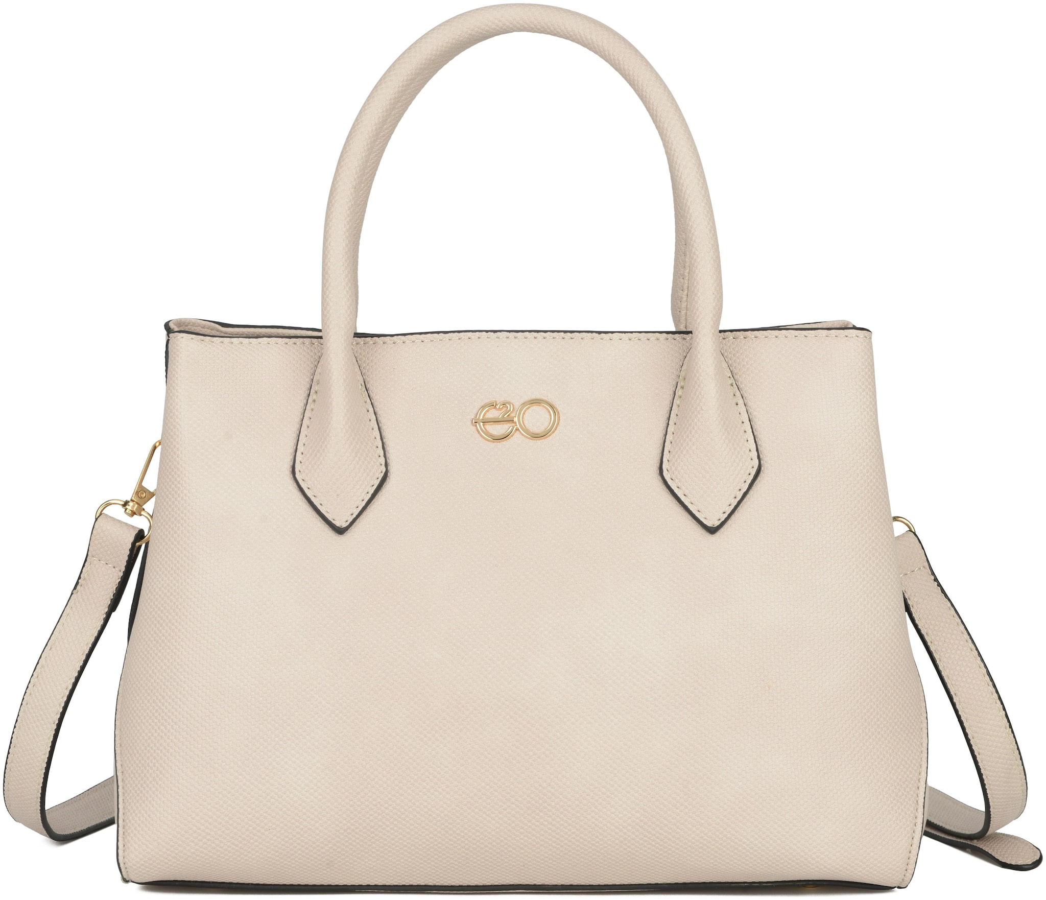

E2O White PU Handheld Bag